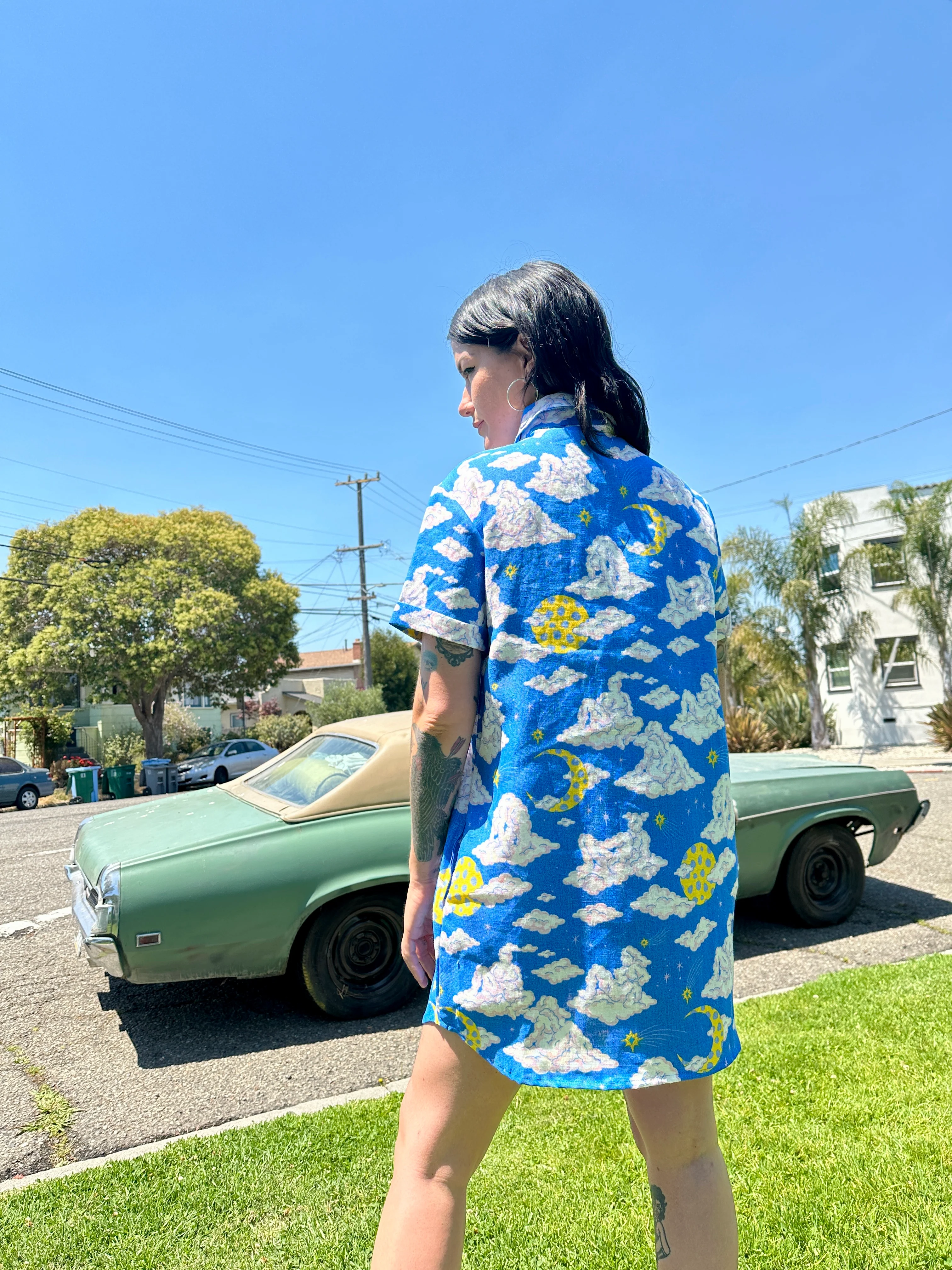 Linen Shirt Dress Cloud People - Image 5