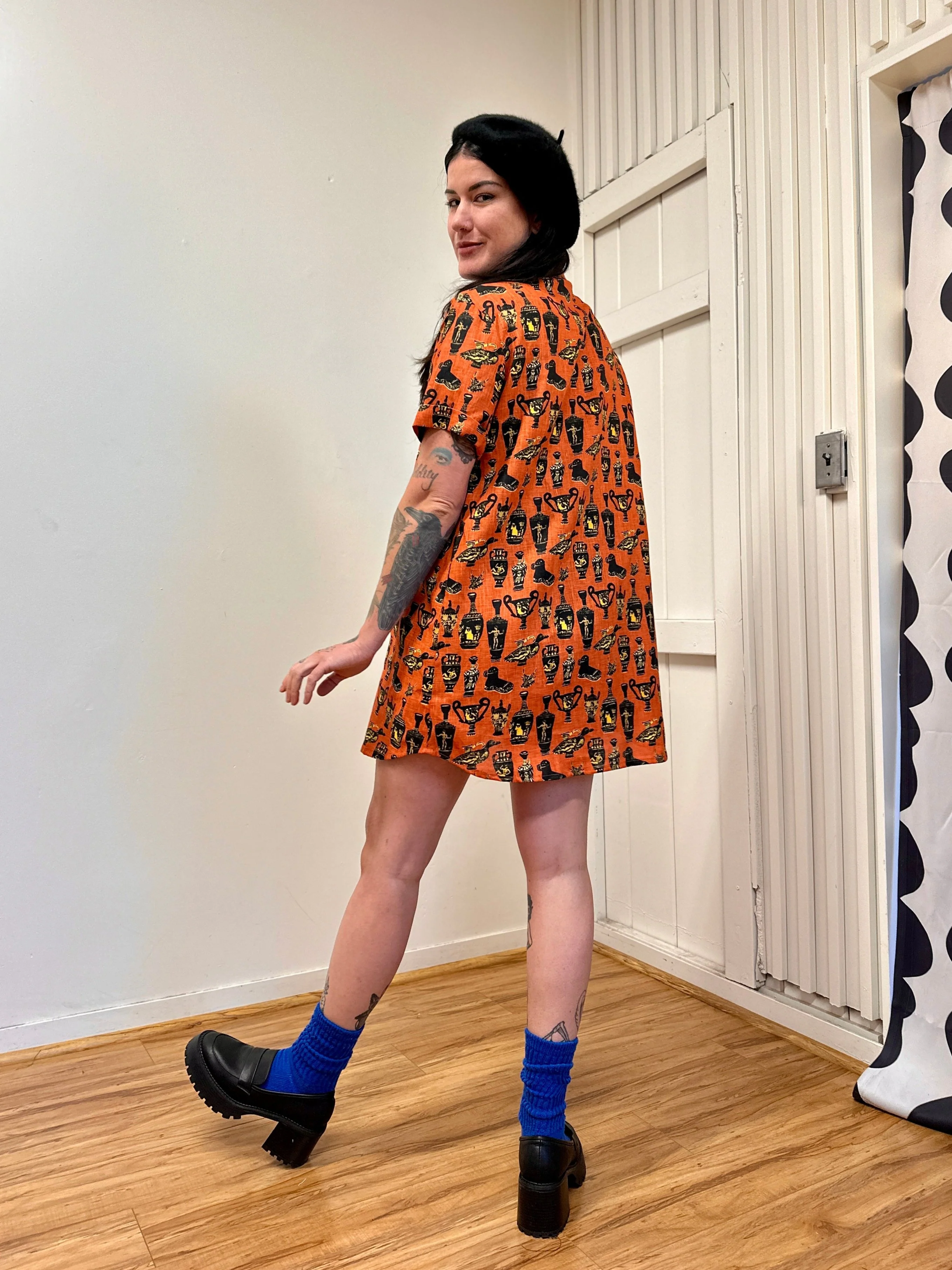 Linen Shirt Dress Pots - Image 4