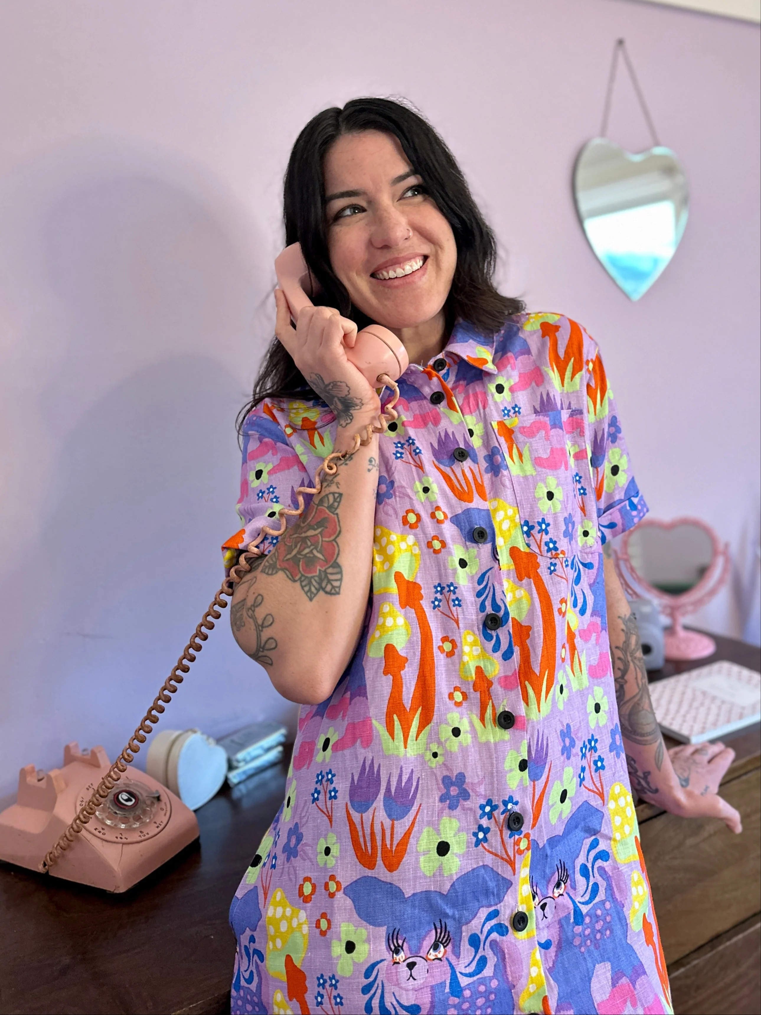 Linen Shirt Dress Cry Baby - Image 2