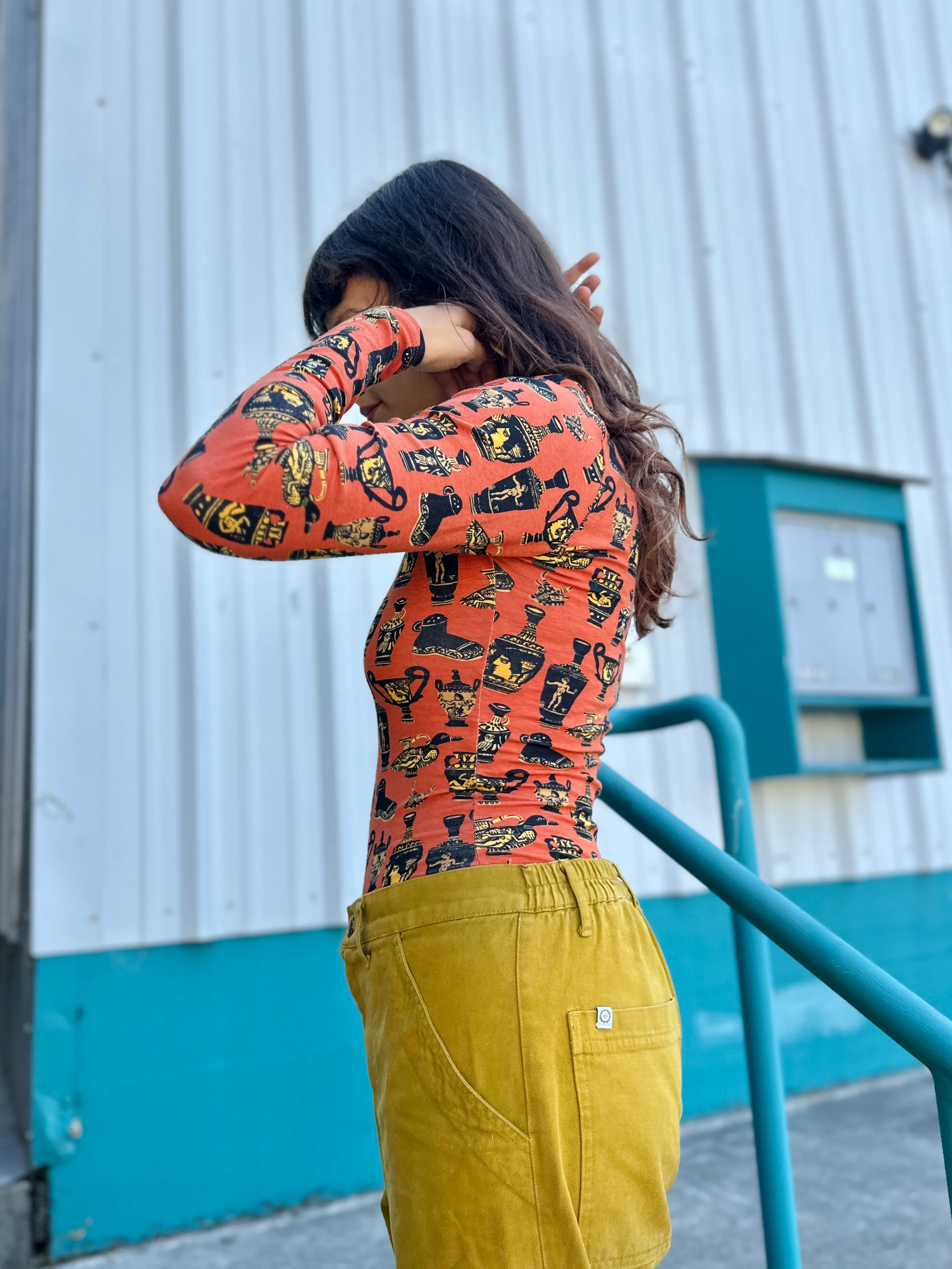 Long Sleeve Bodysuit Pots - Image 12