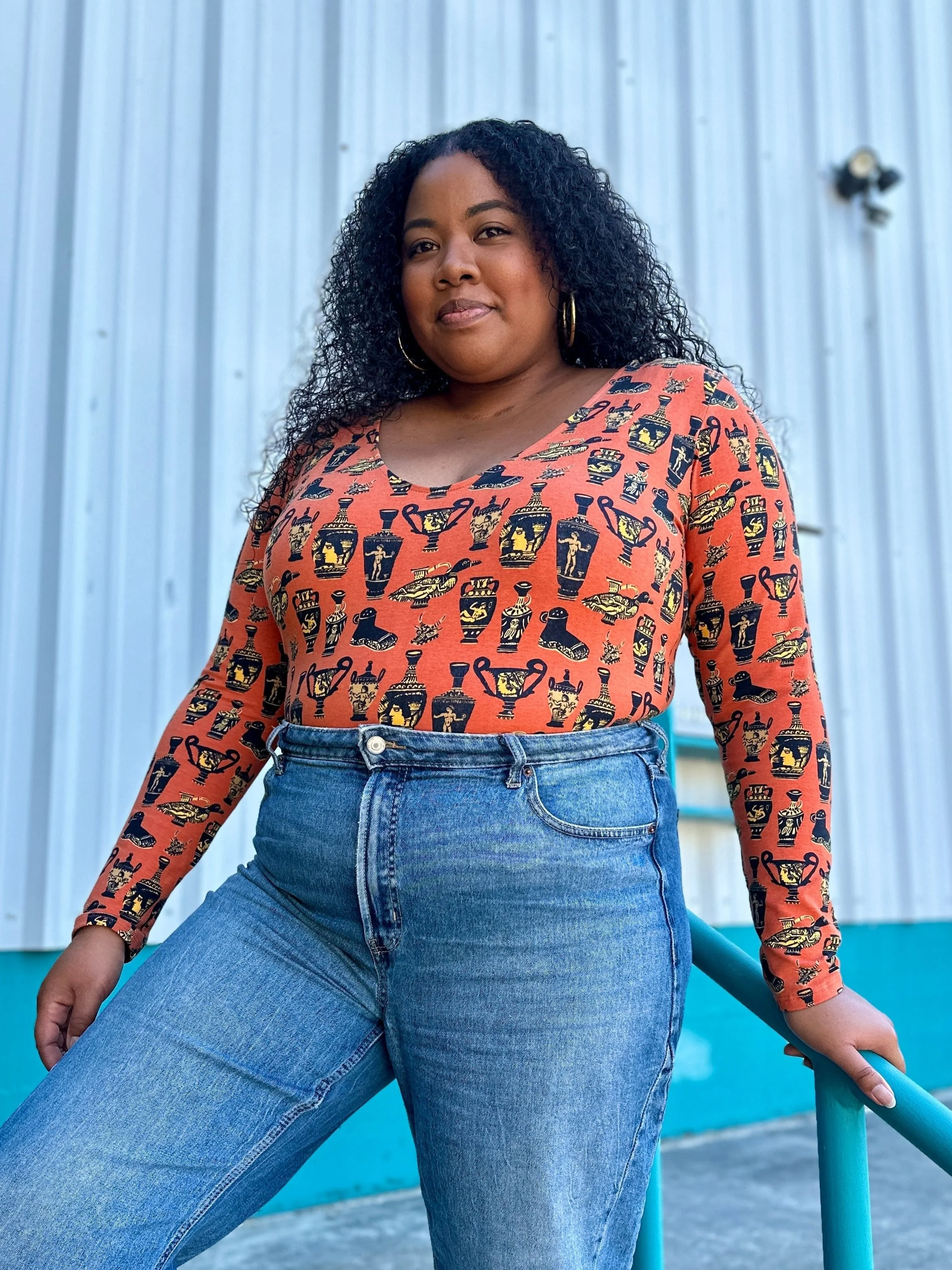 Long Sleeve Bodysuit Pots - Image 6