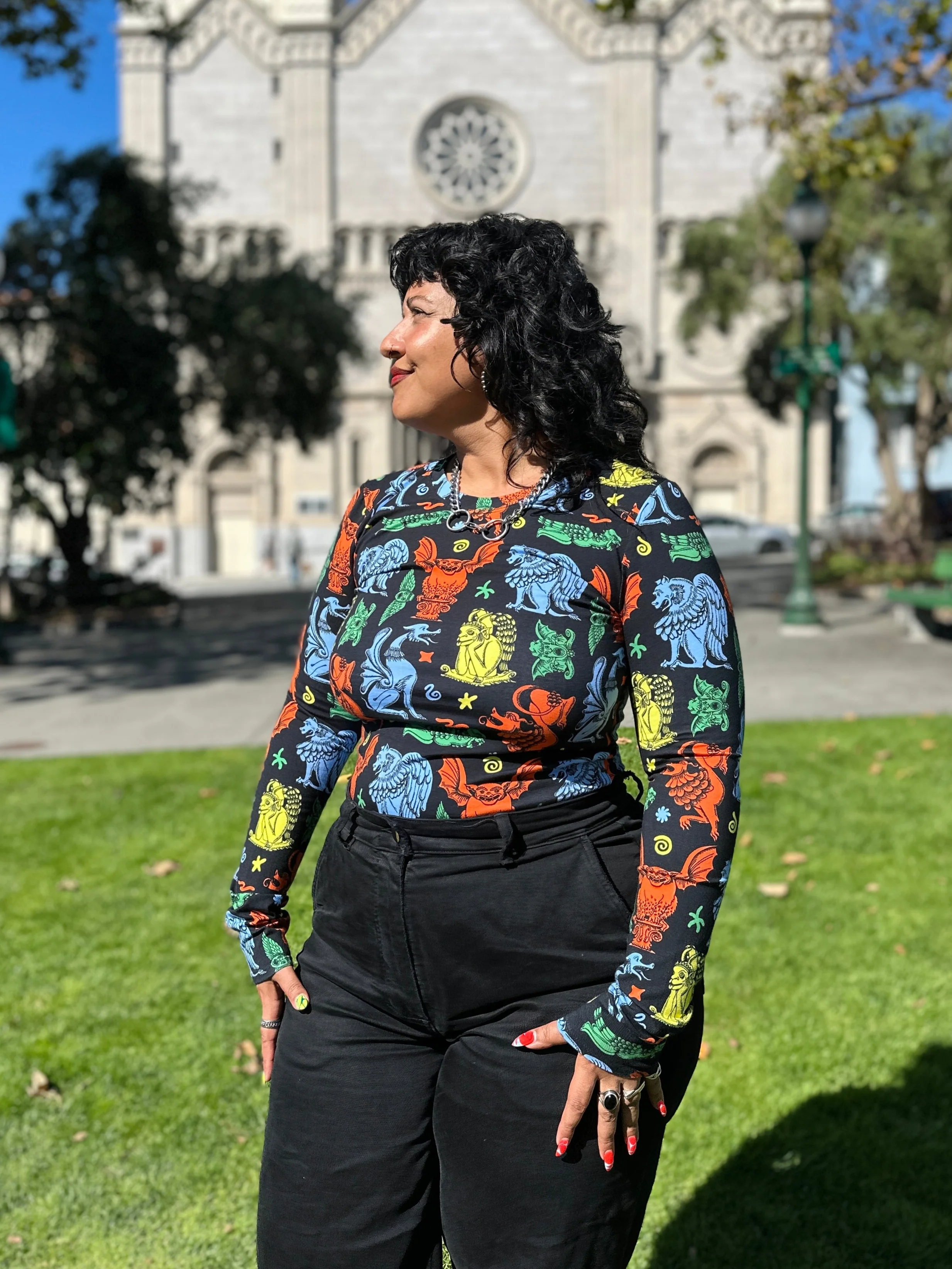 Long Sleeve Tee Gargoyles - Image 8