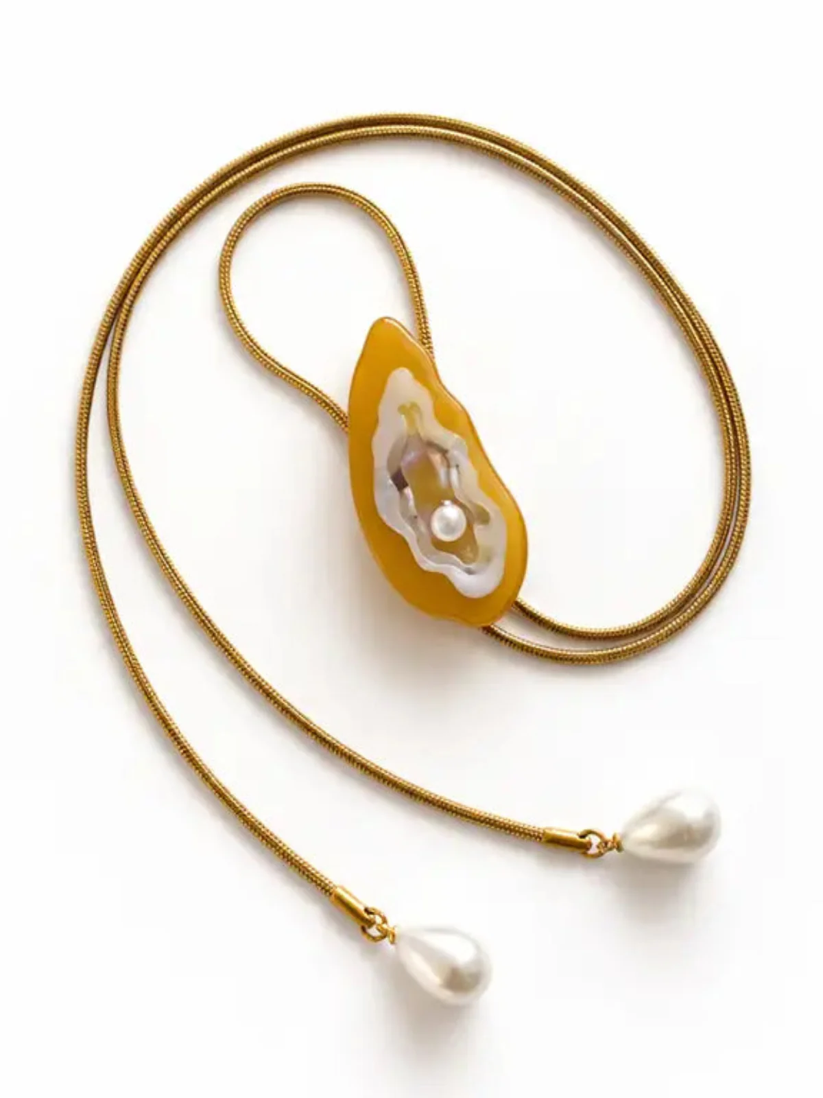 Oyster Bolo Tie