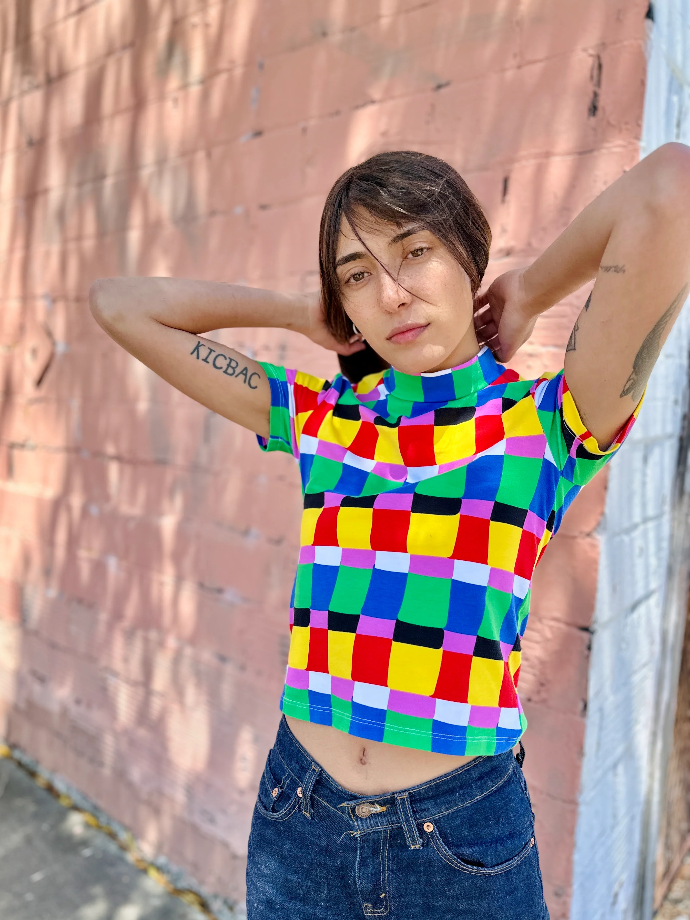 Mock Neck Candy Weave - Image 2