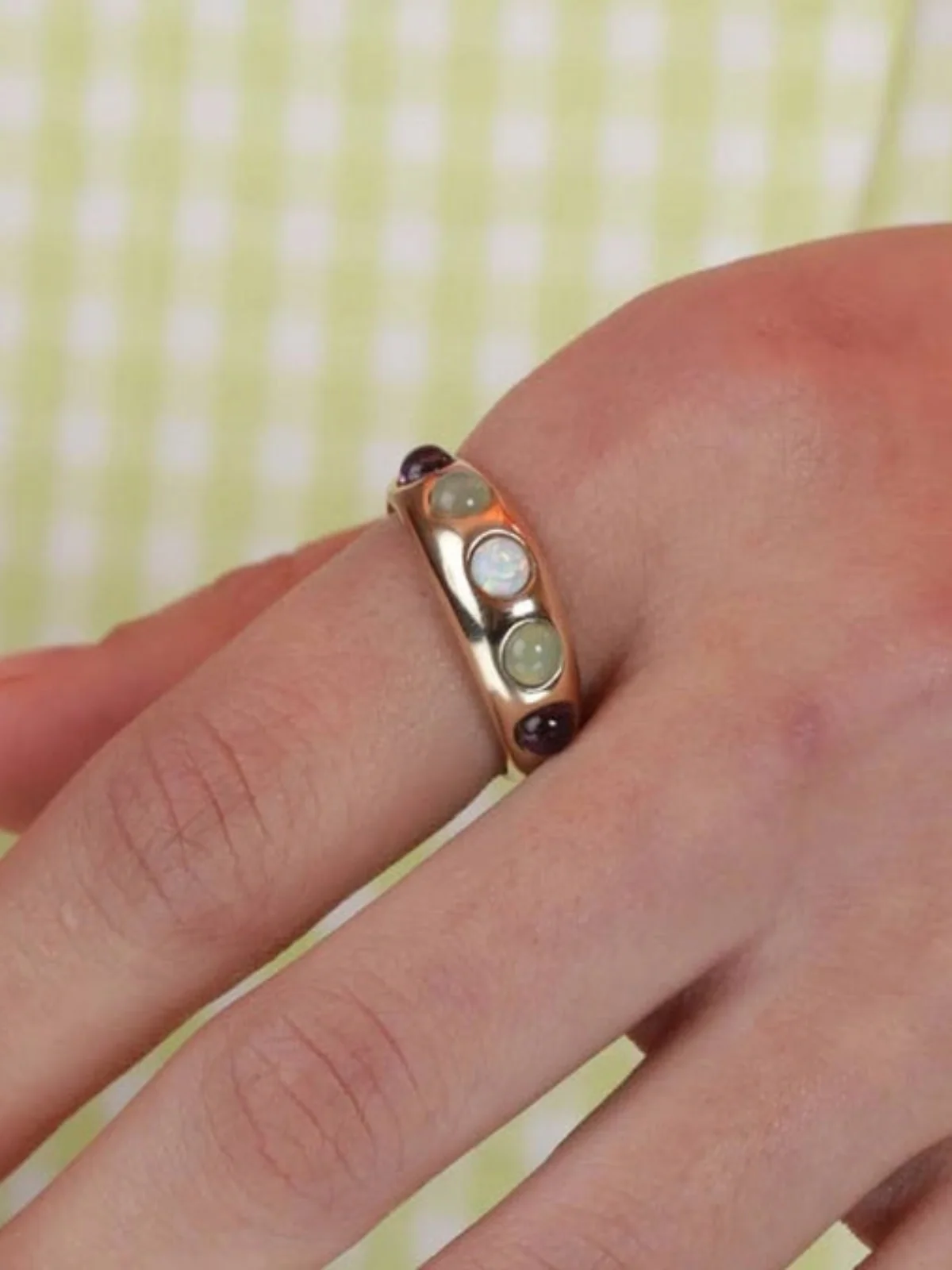 Narrow Confetti Ring