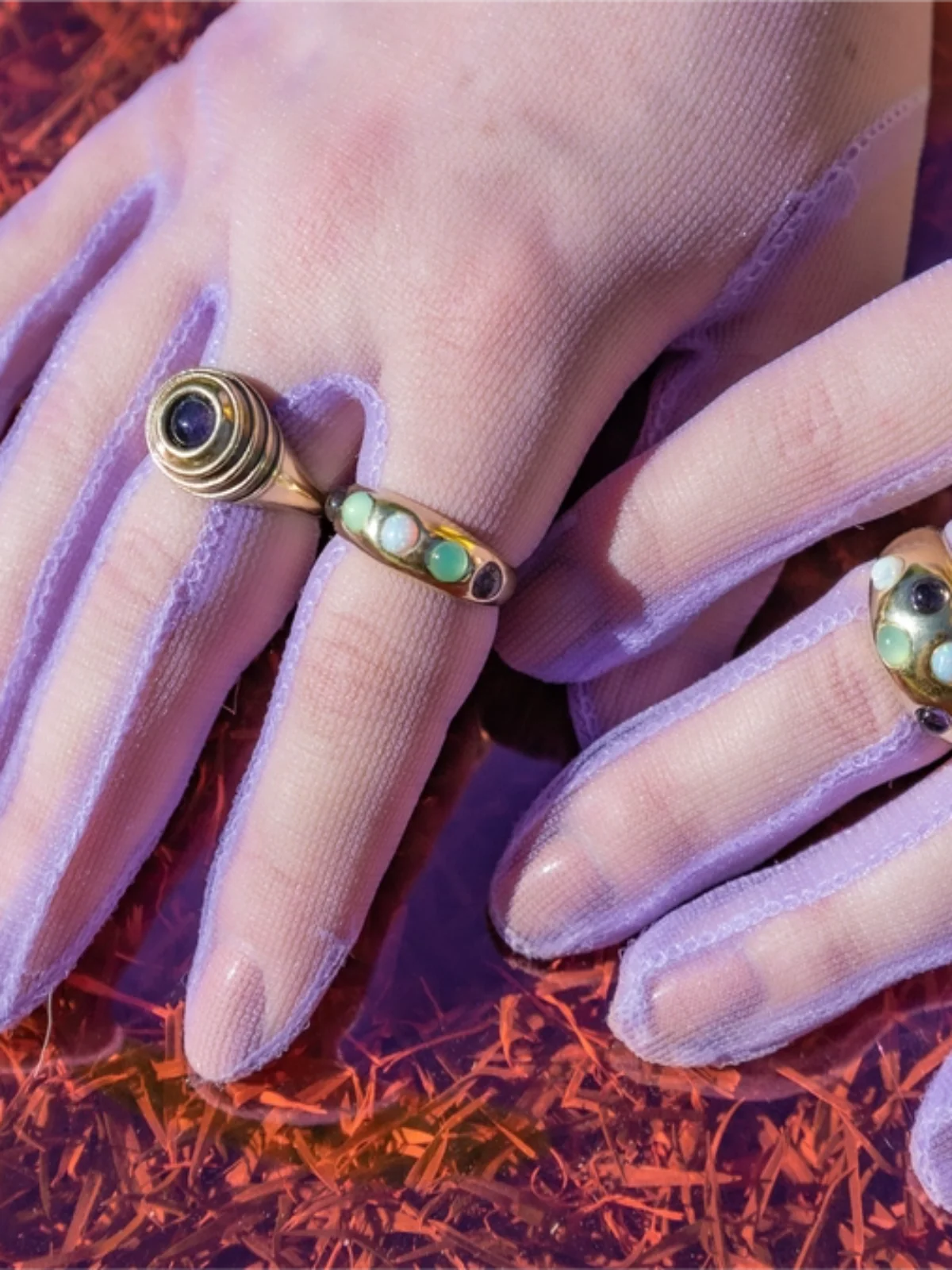 Narrow Confetti Ring - Image 2