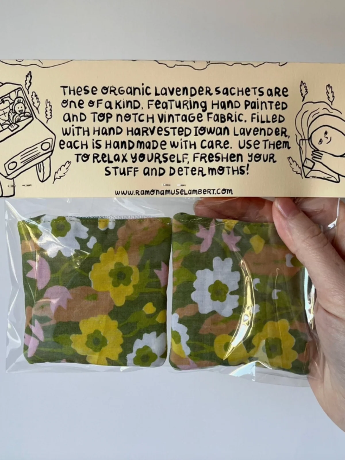 Organic Lavender Sachets - Image 3