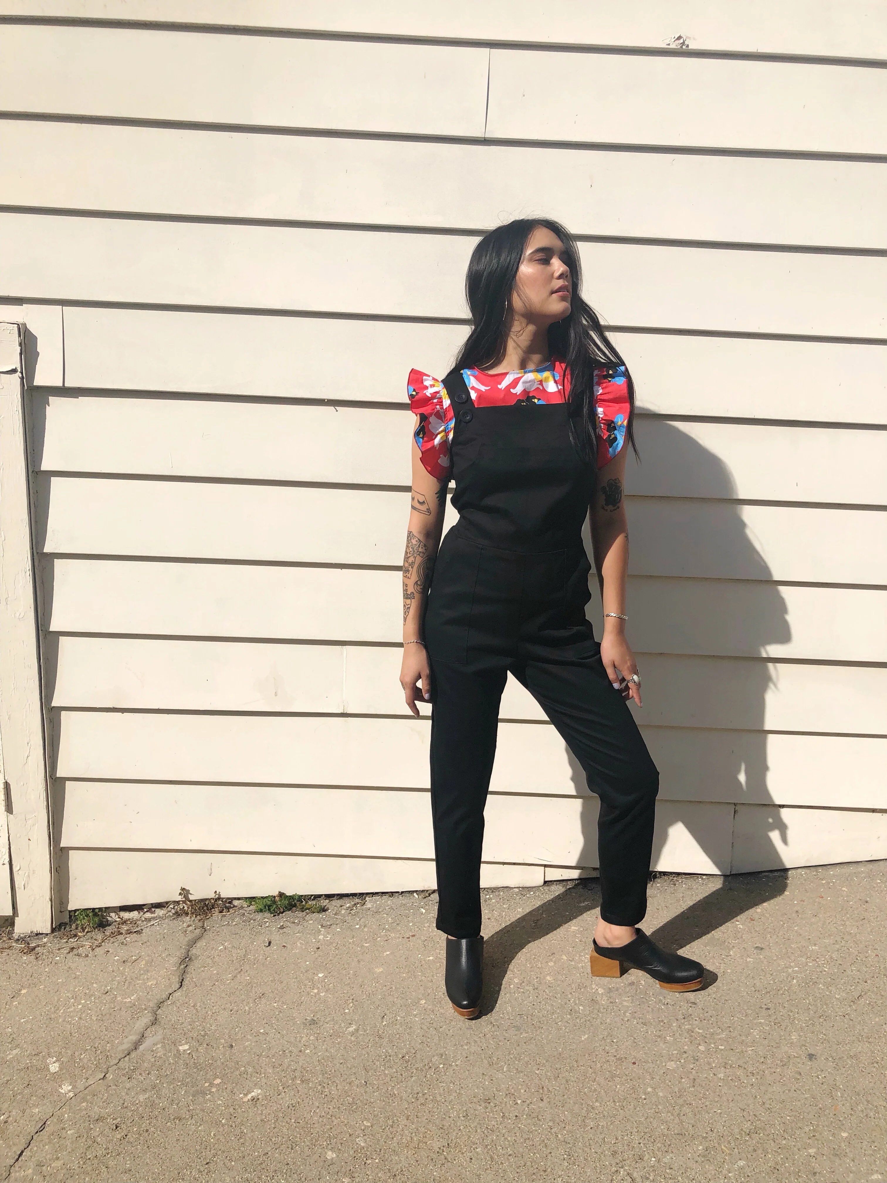 Twill Classic Overalls Black - Image 10