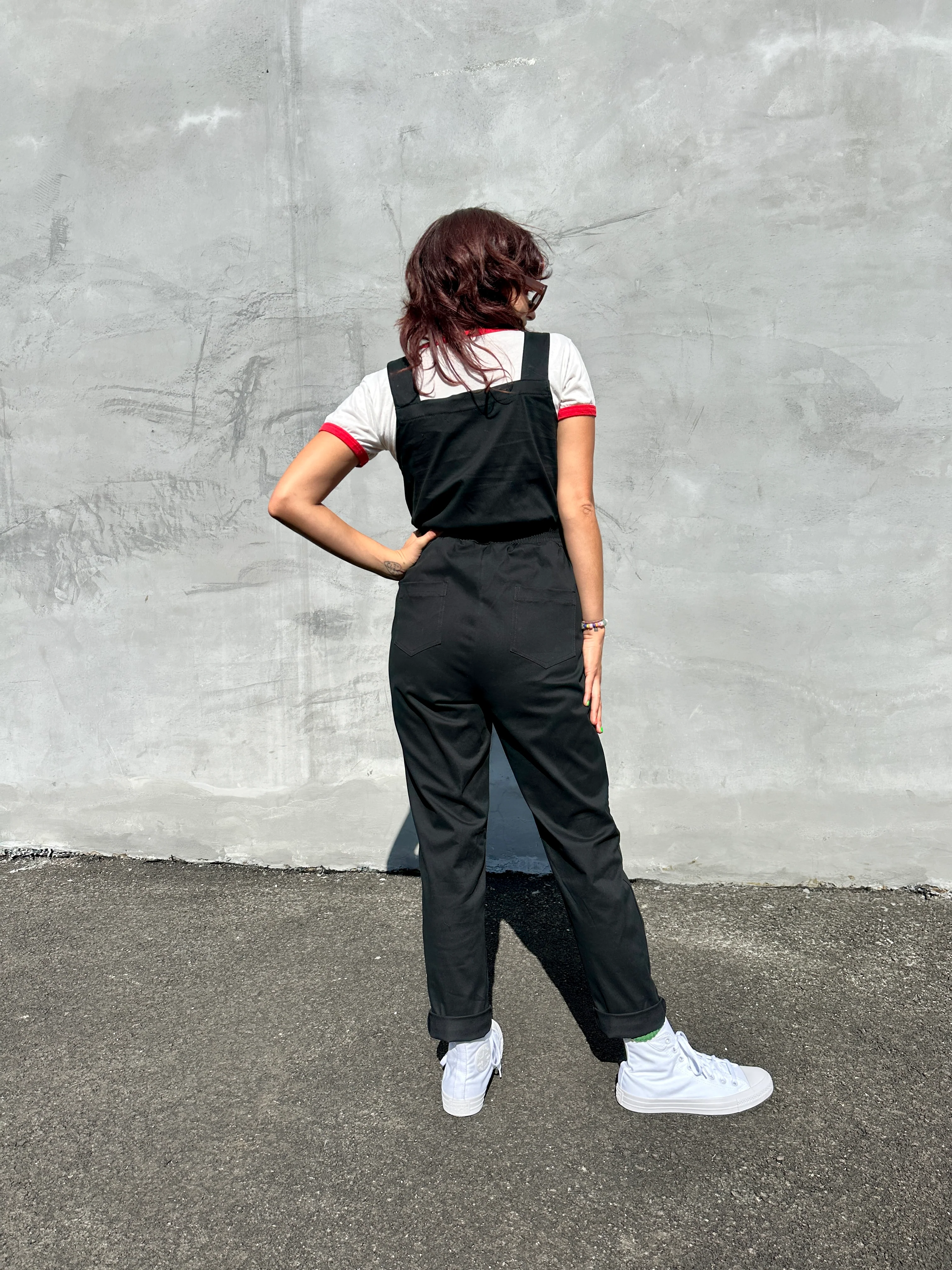 Twill Classic Overalls Black - Image 11