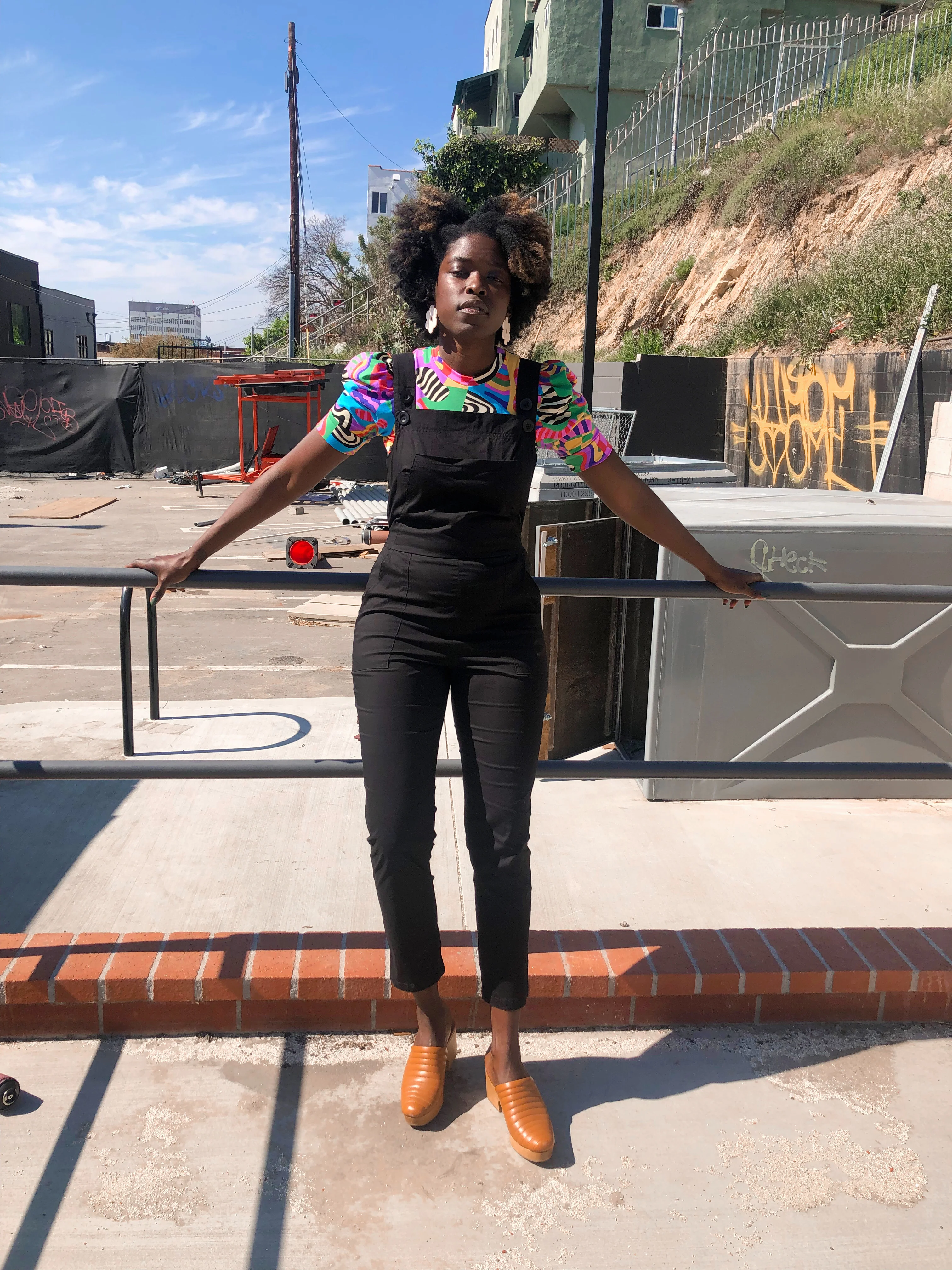 Twill Classic Overalls Black - Image 6