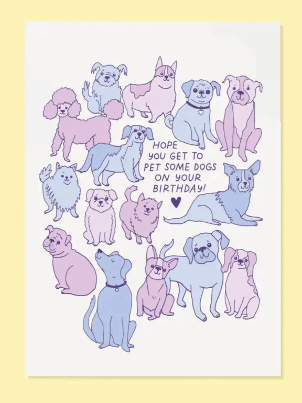 Pet Some Dogs Card