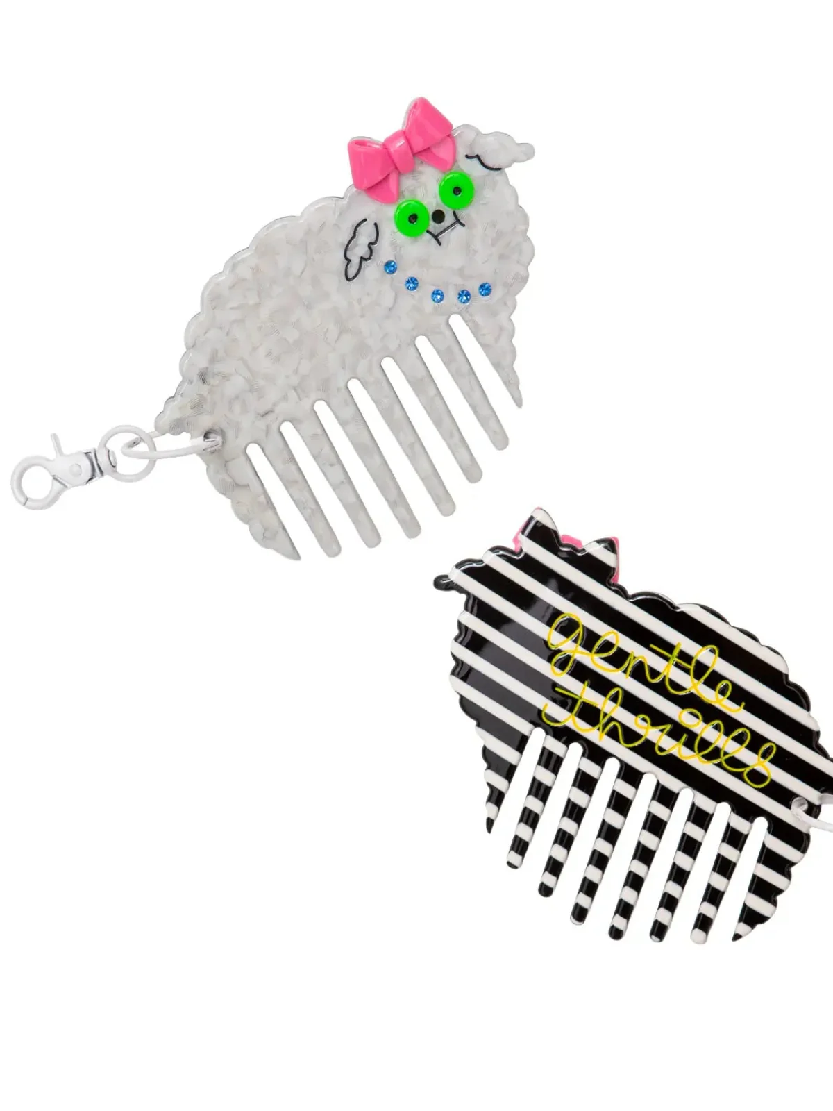 Poodle Comb Bag Charm