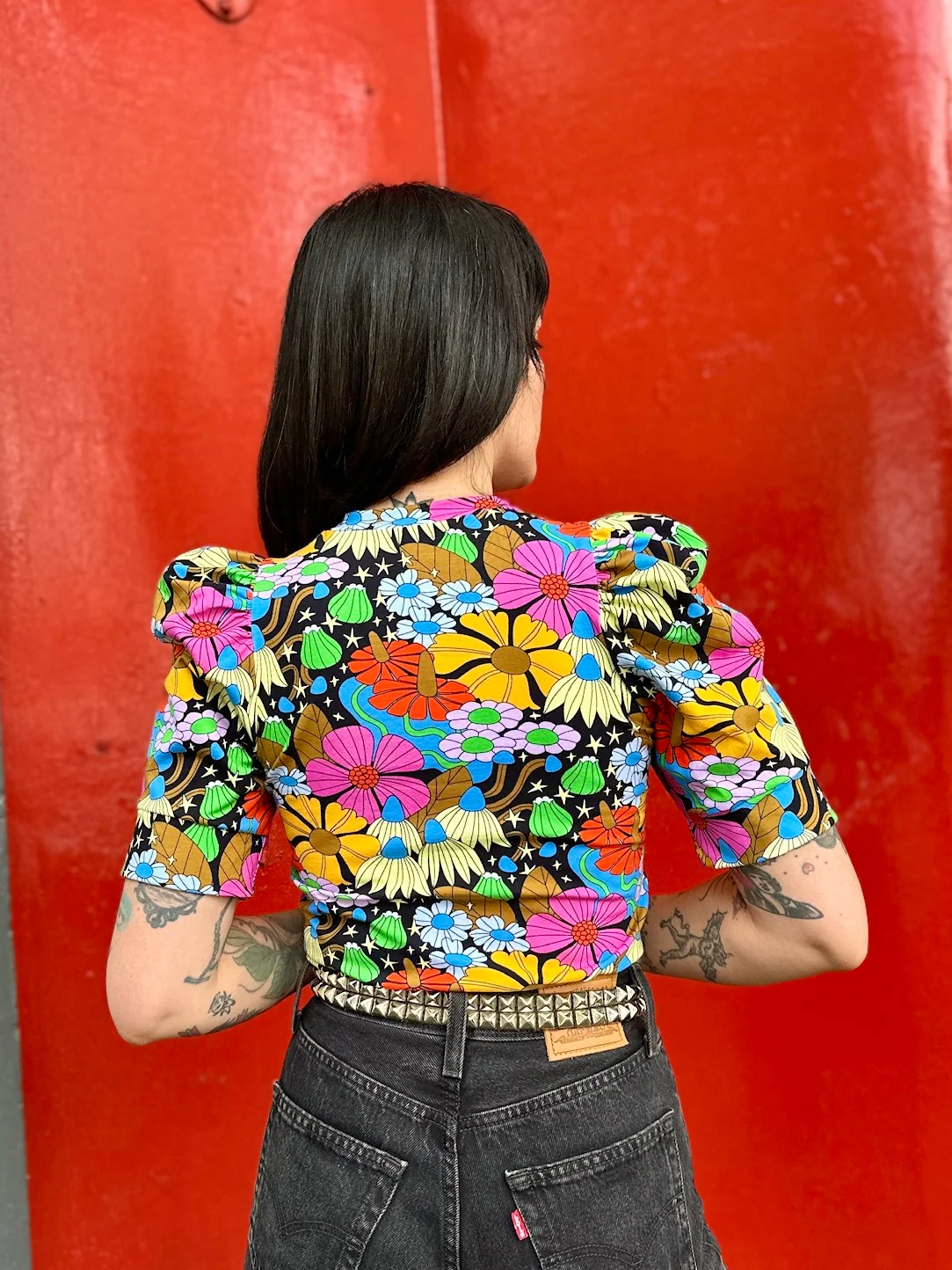 Puff Top Cosmic Floral - Image 5