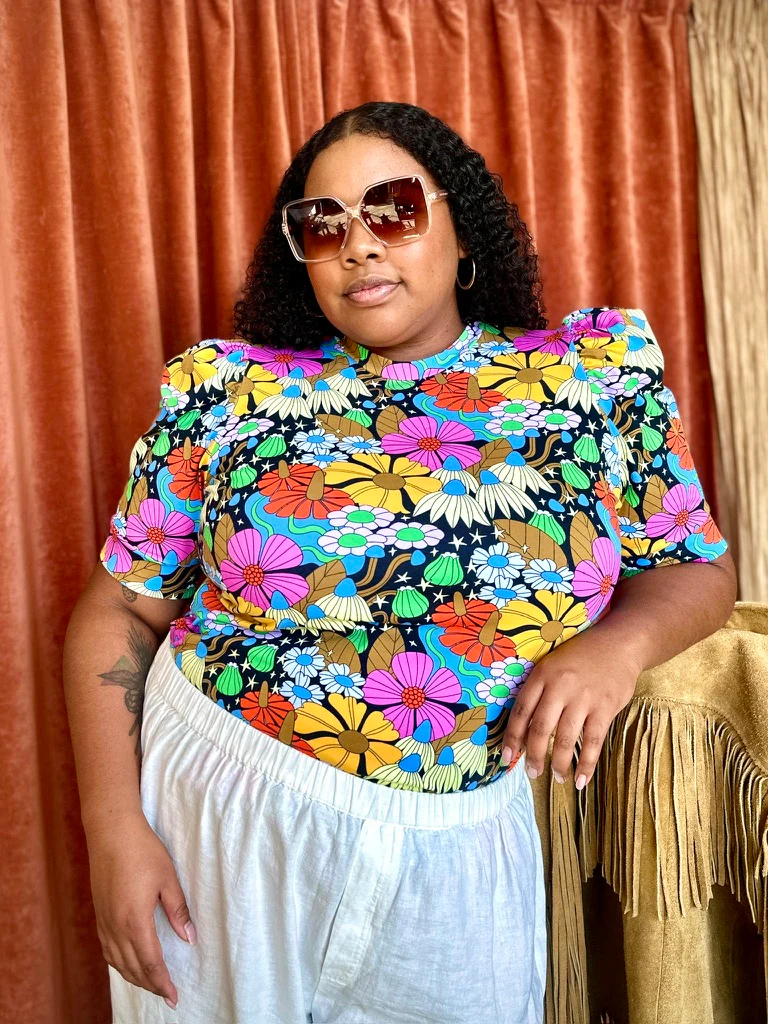 Puff Top Cosmic Floral - Image 6