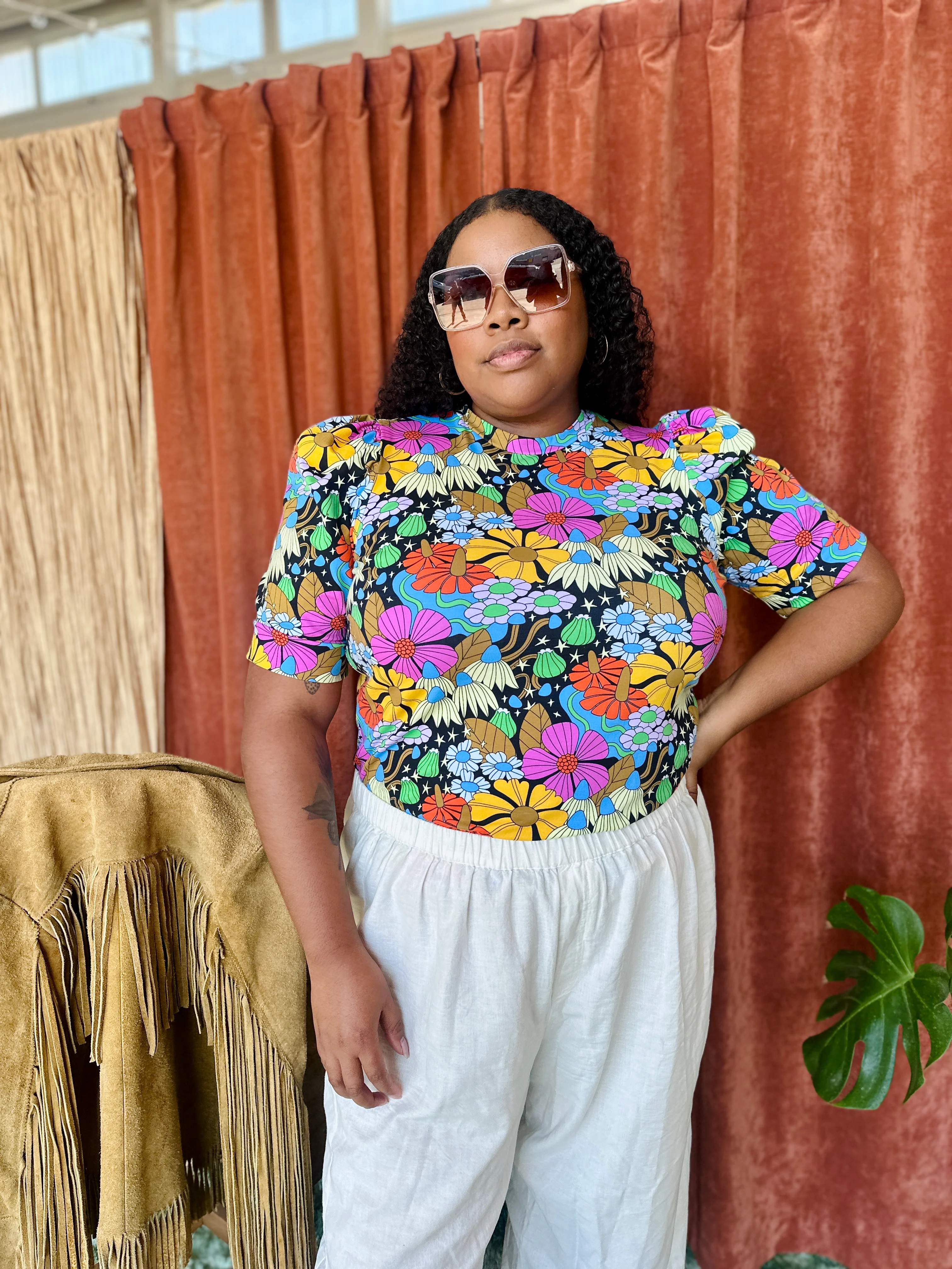 Puff Top Cosmic Floral - Image 8