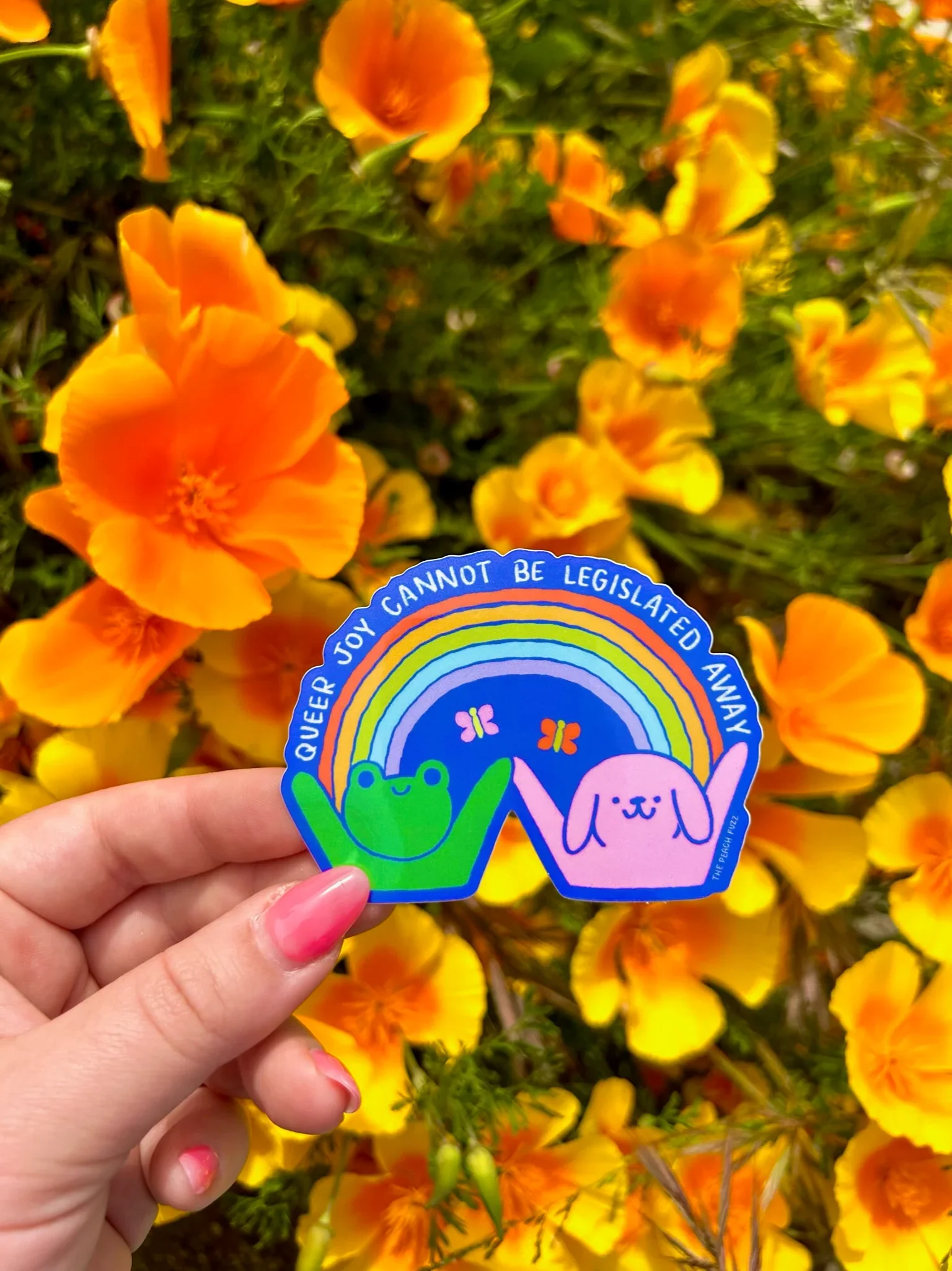 Queer Joy Cannot Be Legislated Away Sticker
