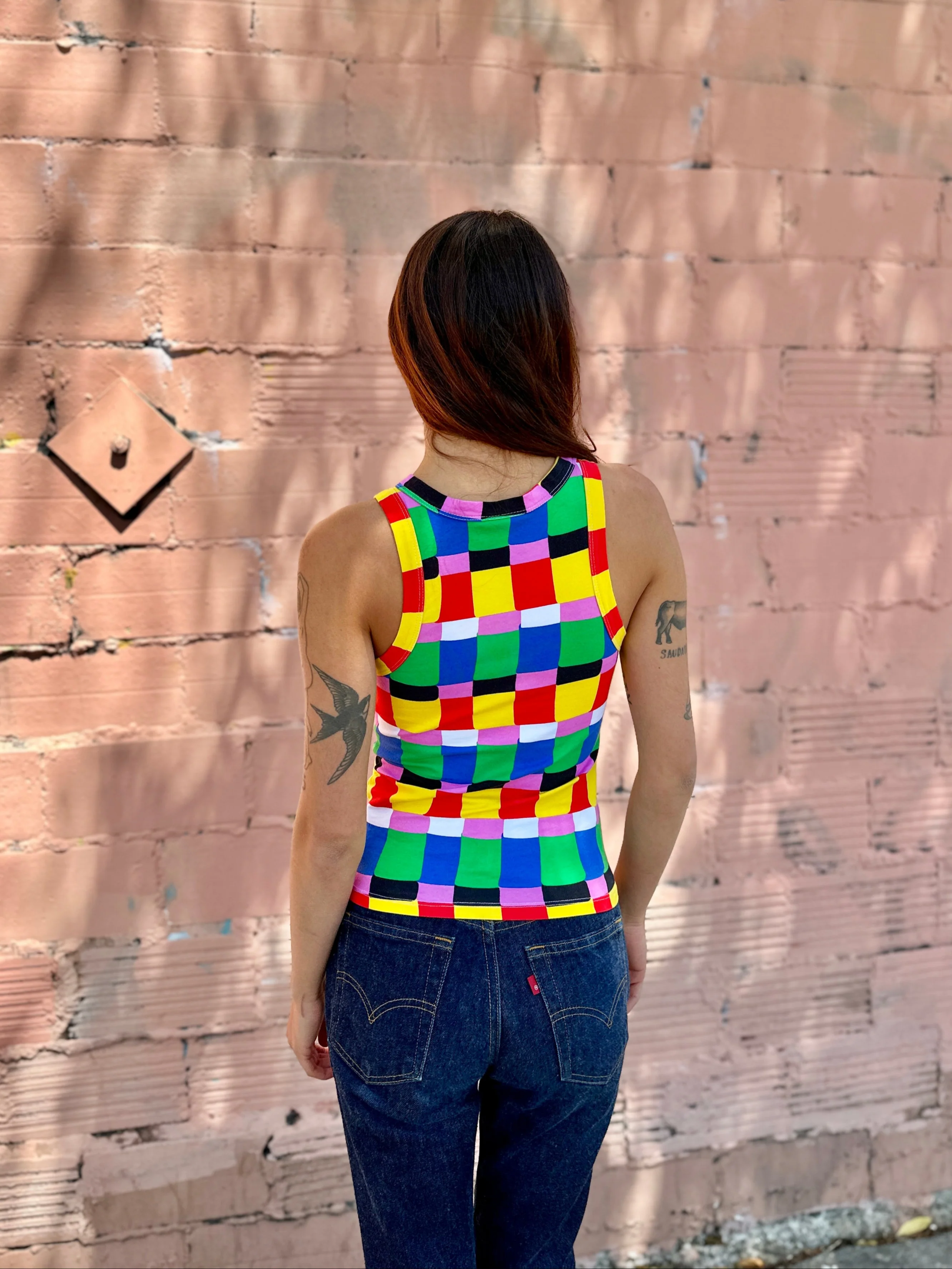 Racerback Tank Candy Weave - Image 3