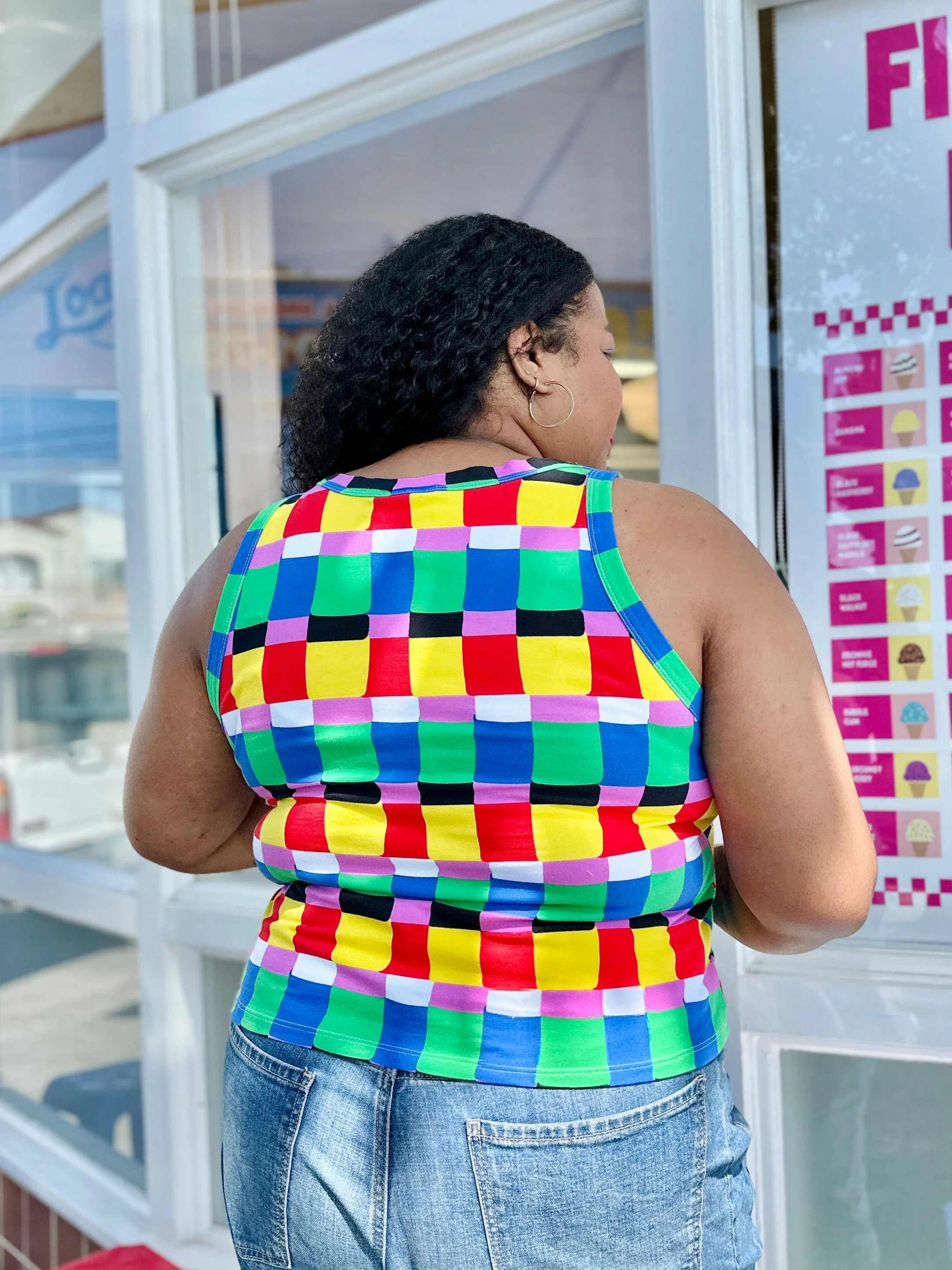 Racerback Tank Candy Weave - Image 6
