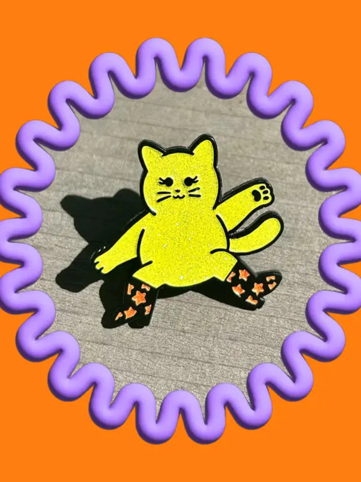 Razzle Dazzle Cat Pin - Image 2