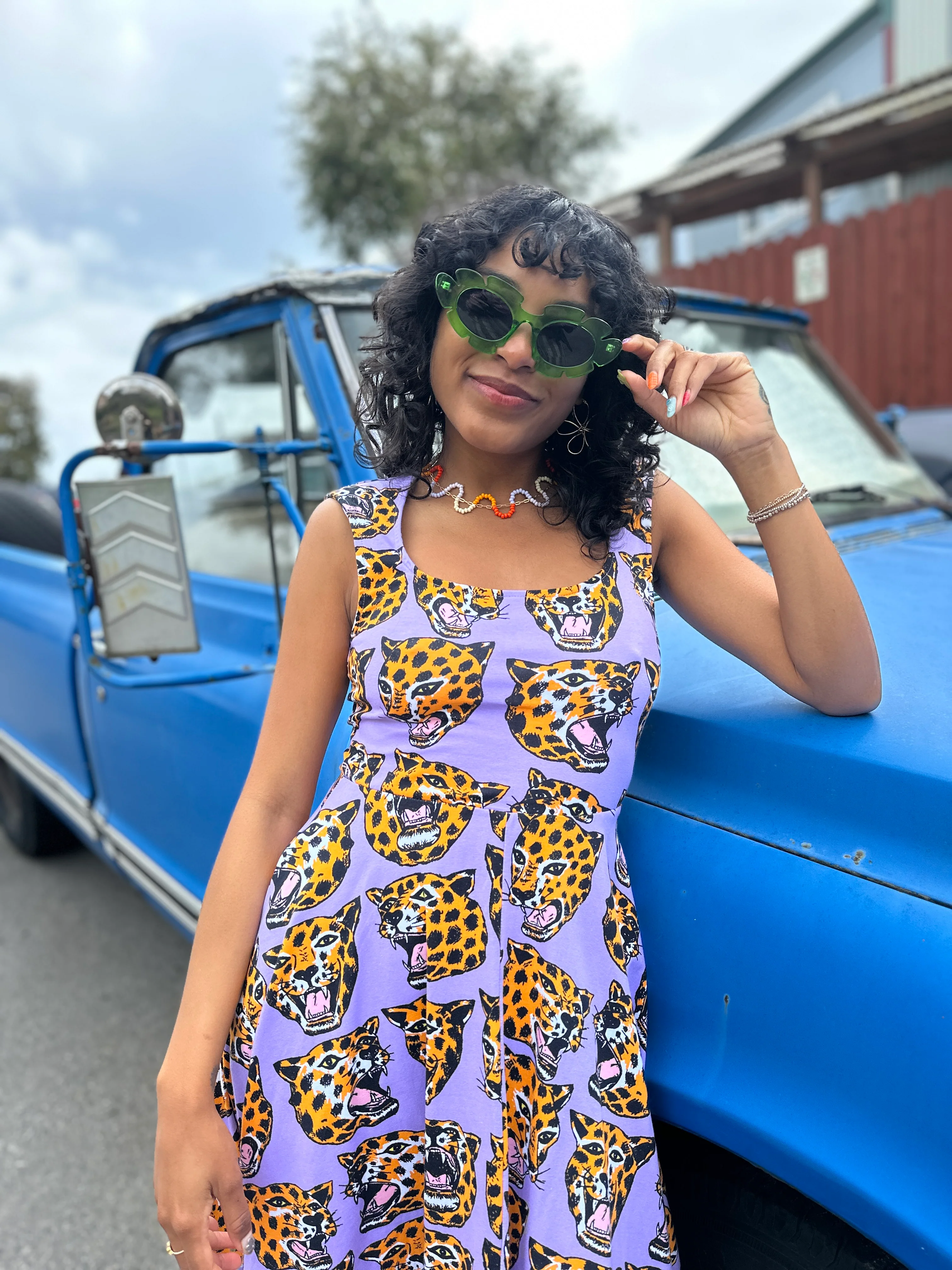 Picnic Dress Cheetah Head - Image 2
