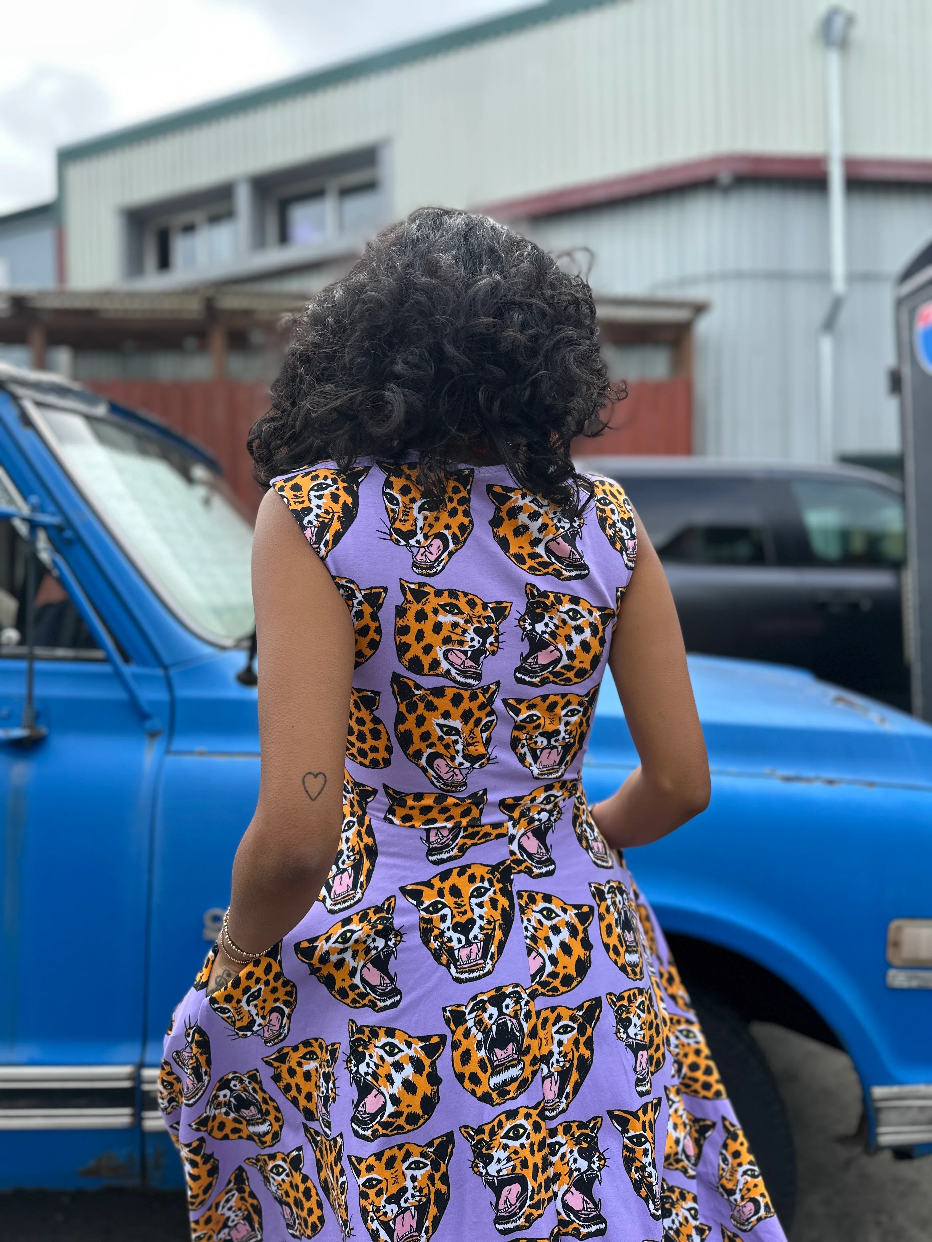 Picnic Dress Cheetah Head - Image 8