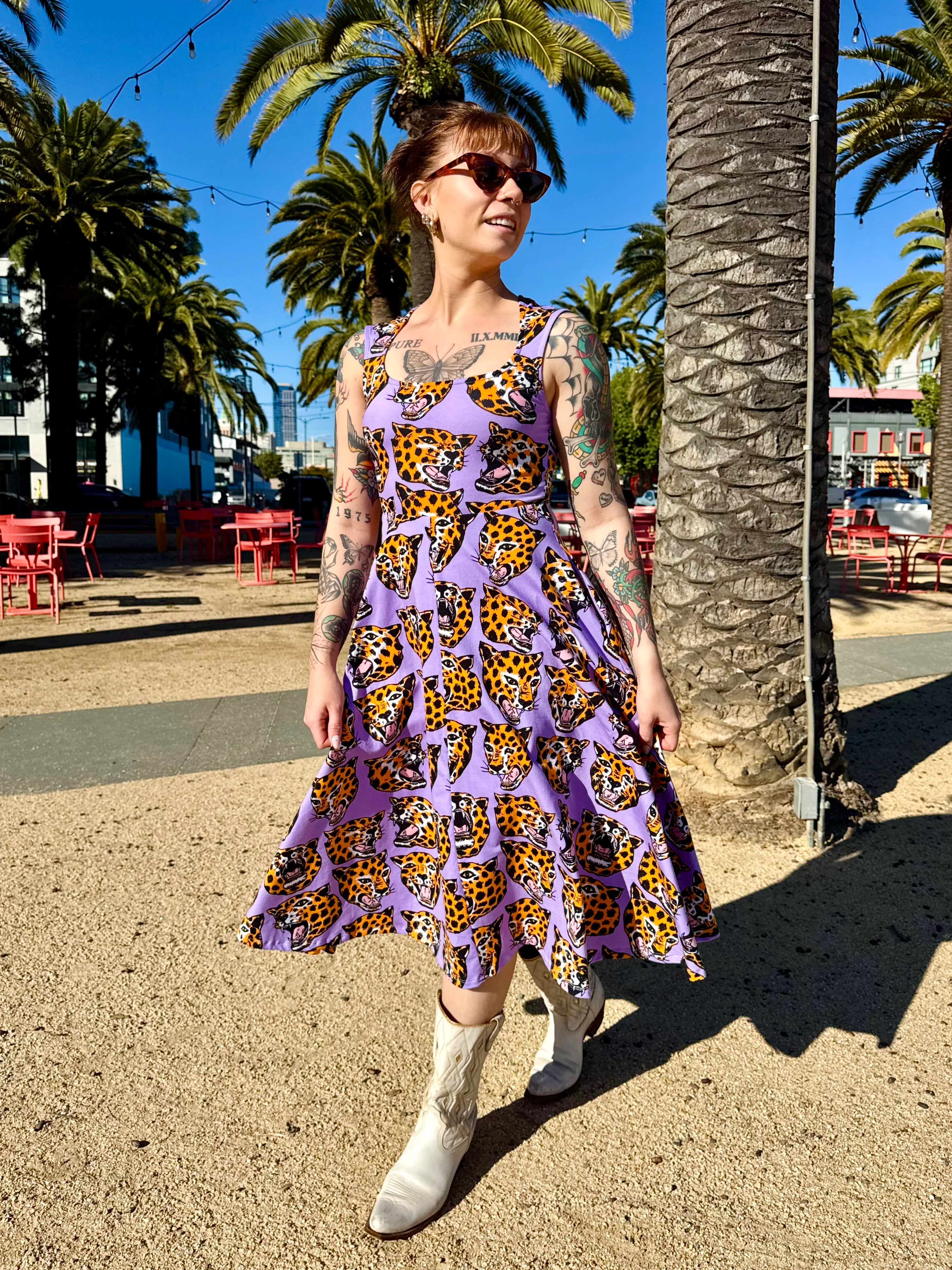 Picnic Dress Cheetah Head - Image 9