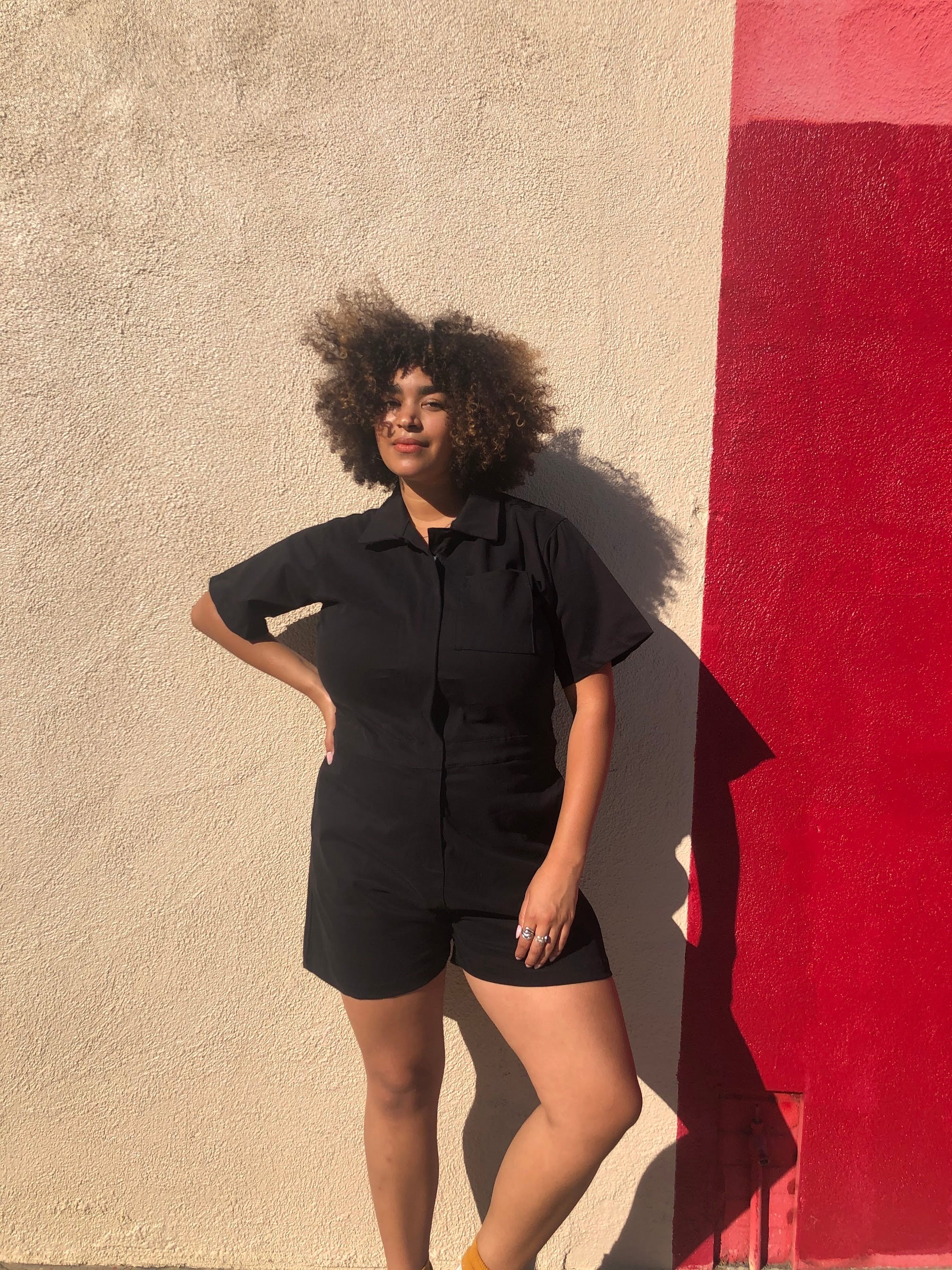 Shortalls Black Overdye