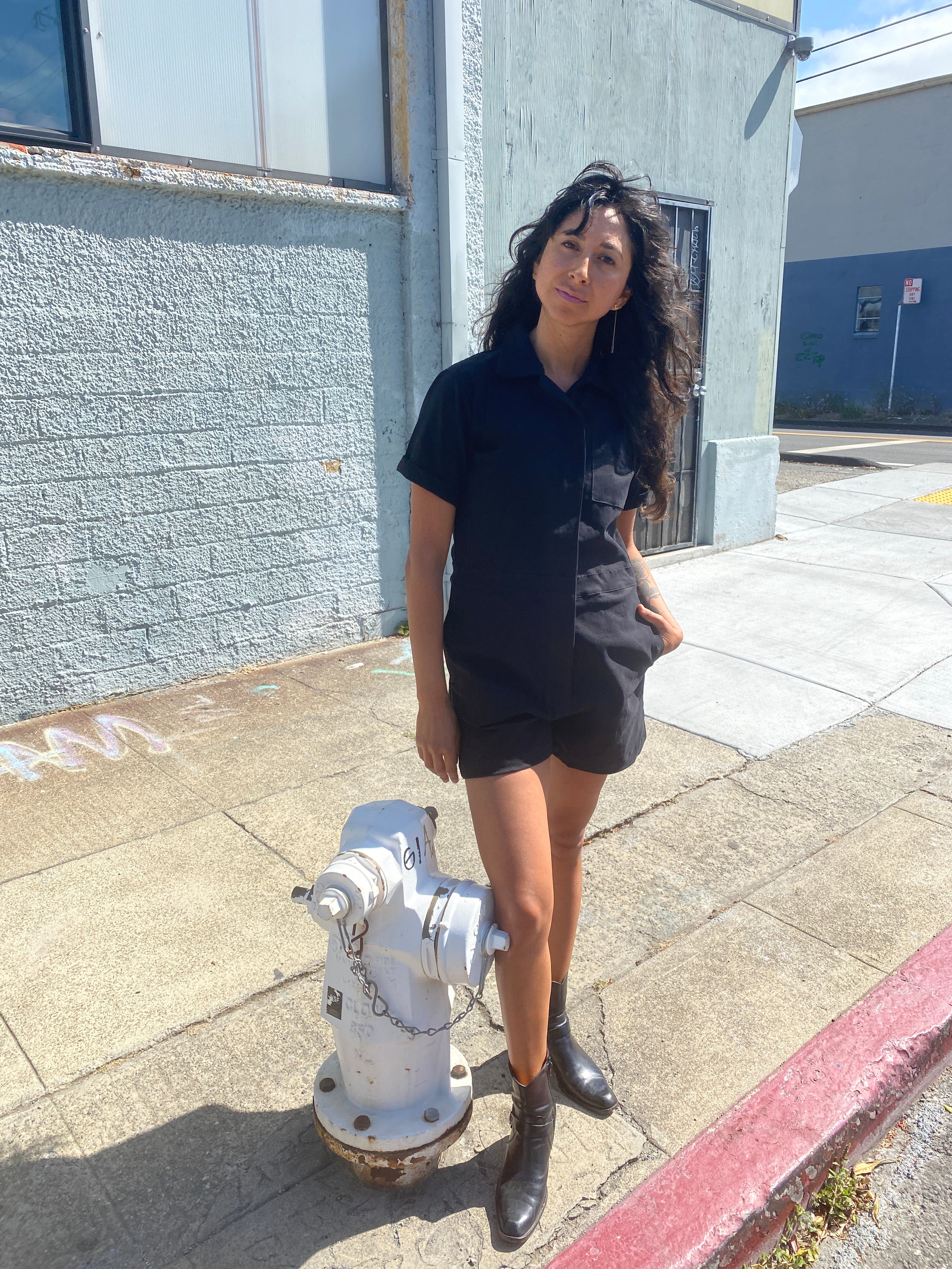 Shortalls Black Overdye - Image 2