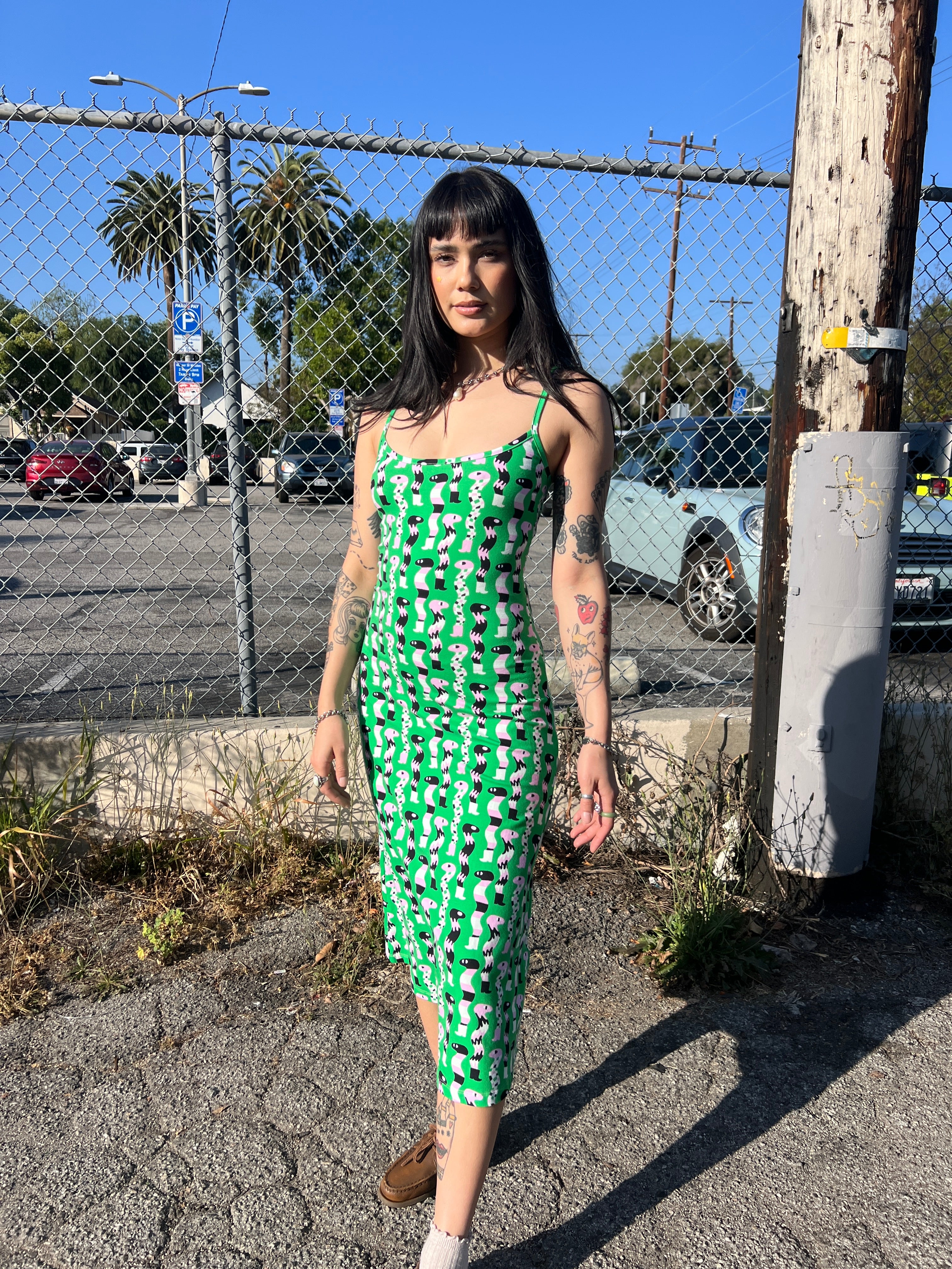 Spaghetti Slip Dress Sssnakes - Image 3
