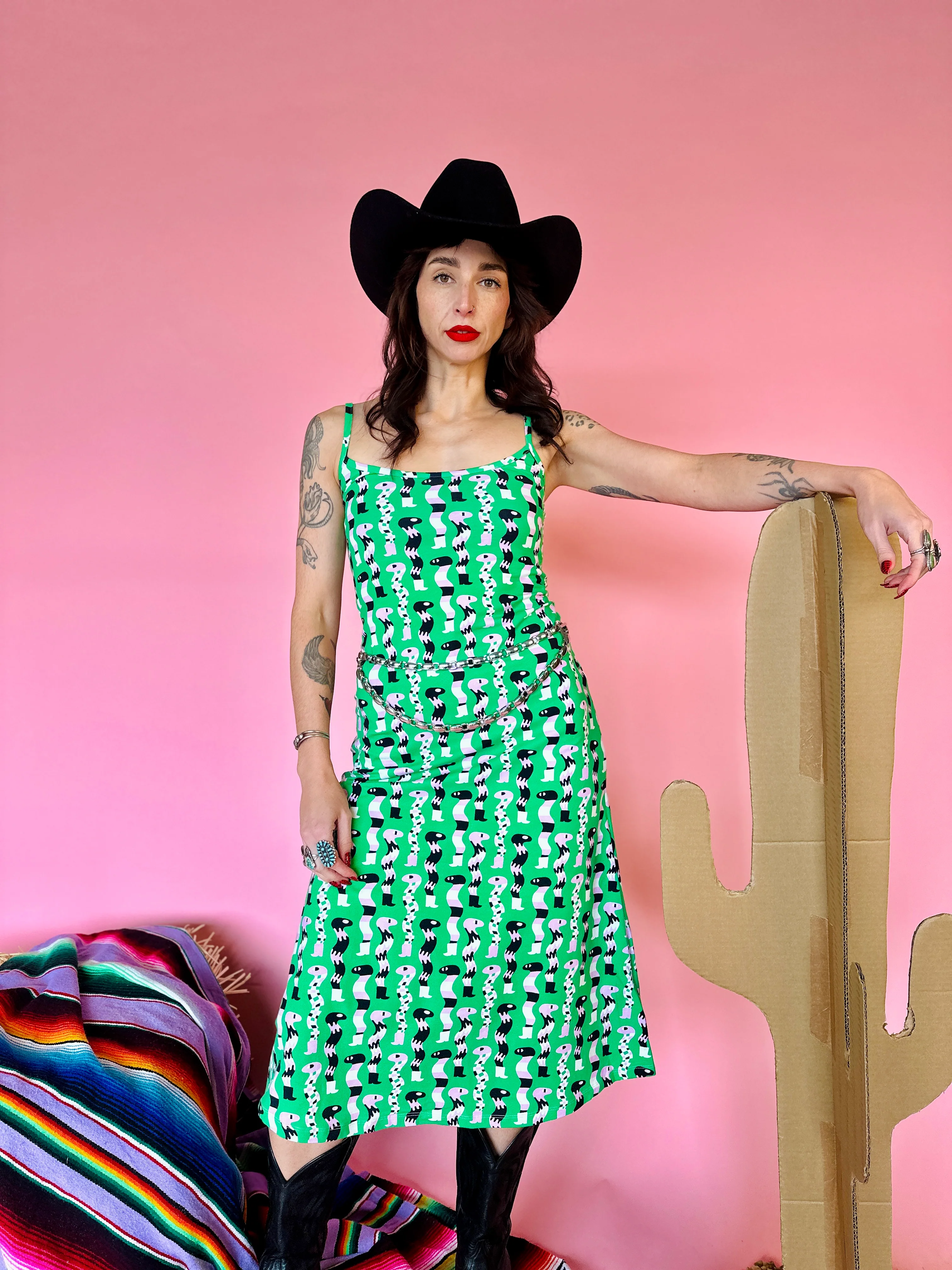 Spaghetti Slip Dress Sssnakes - Image 4