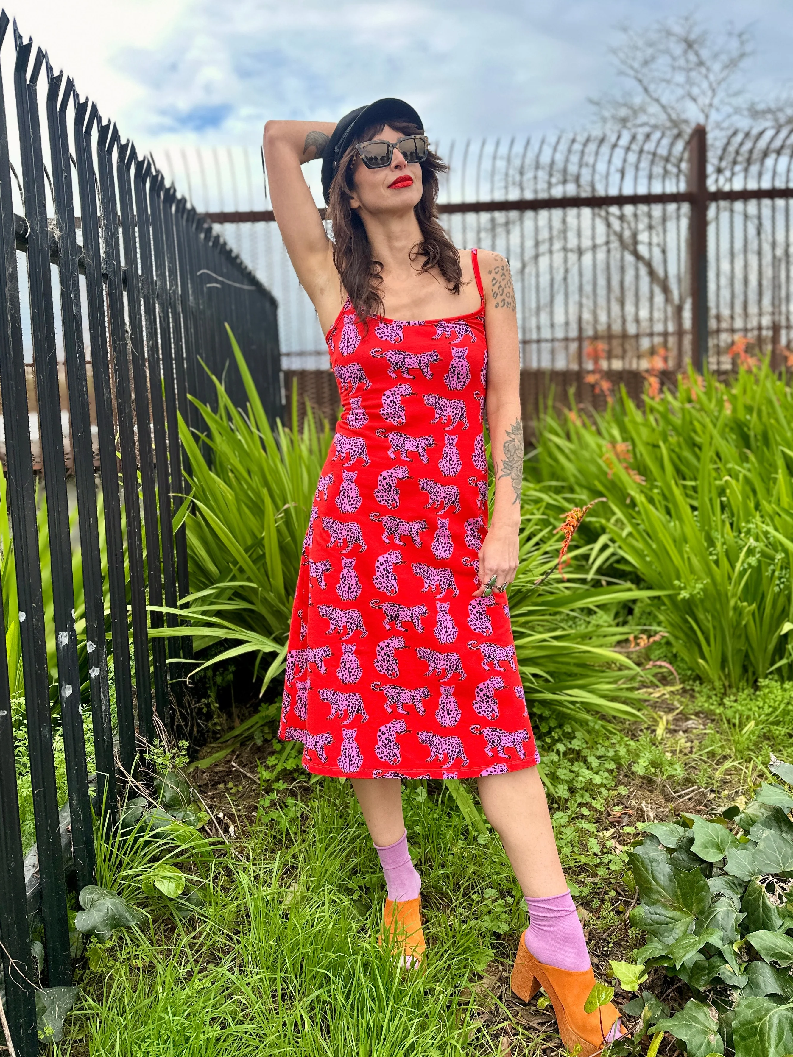 Spaghetti Slip Dress Sondler Cat - Image 6