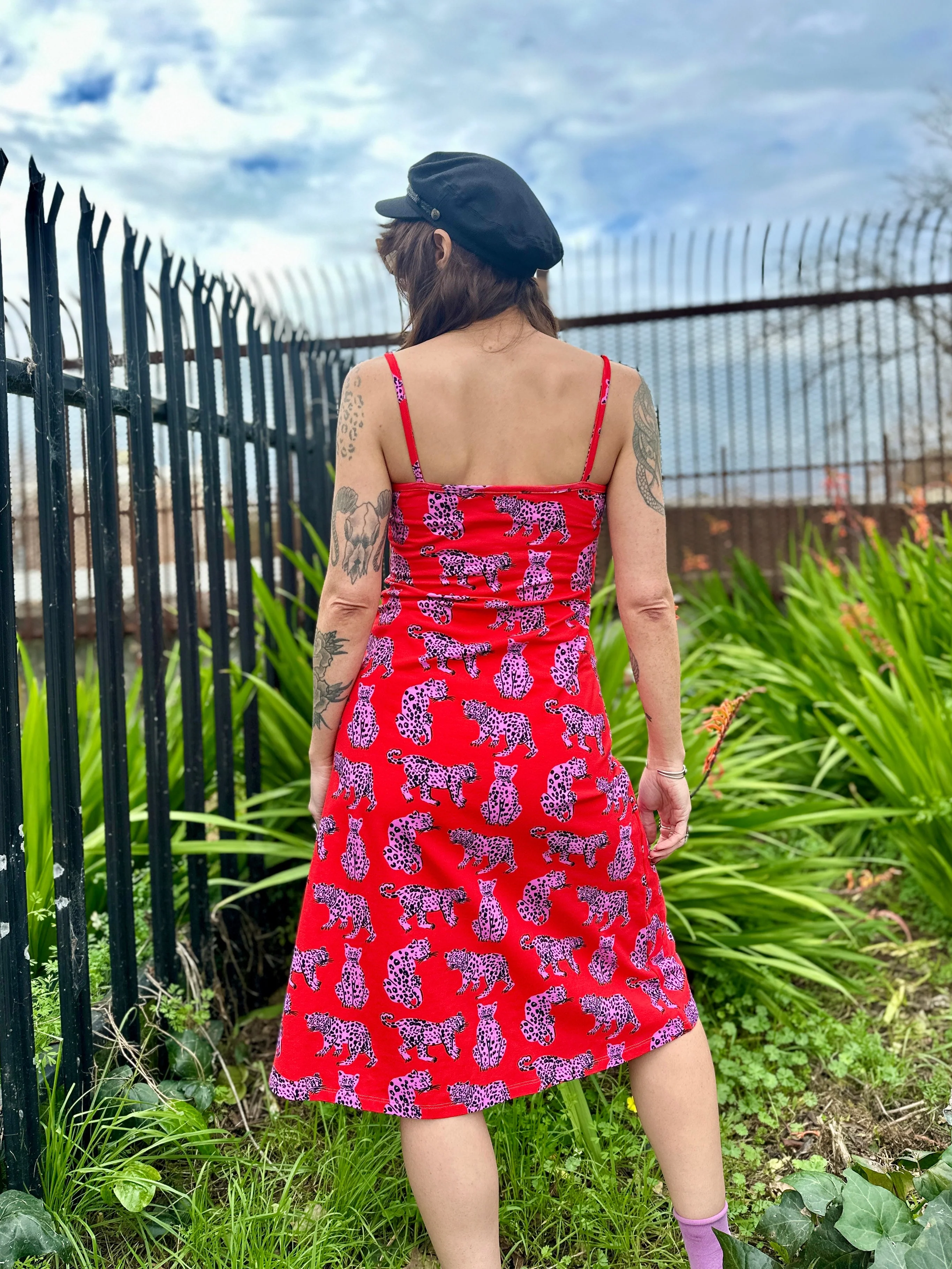Spaghetti Slip Dress Sondler Cat - Image 8