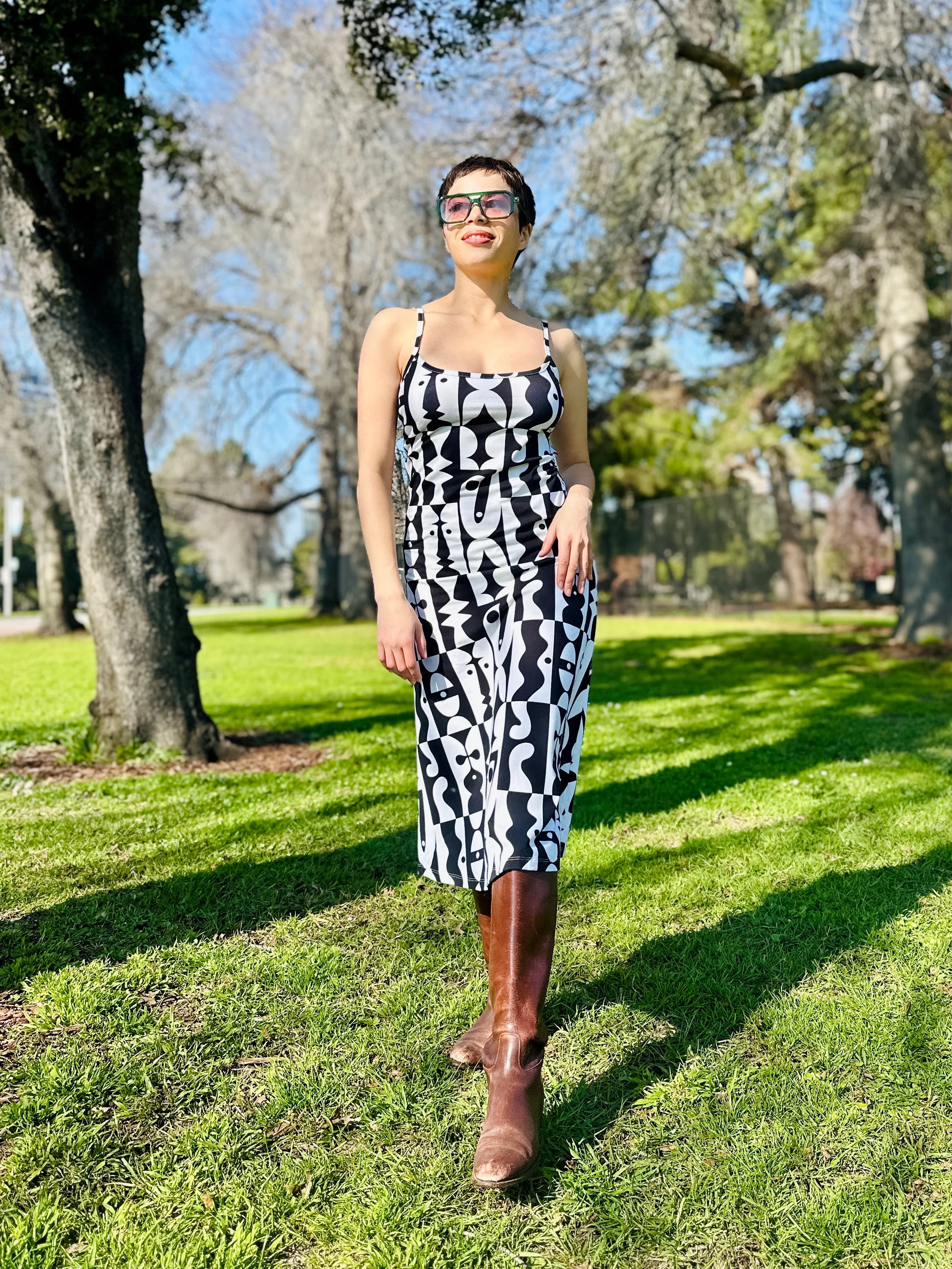 Spaghetti Slip Dress Illusions - Image 8