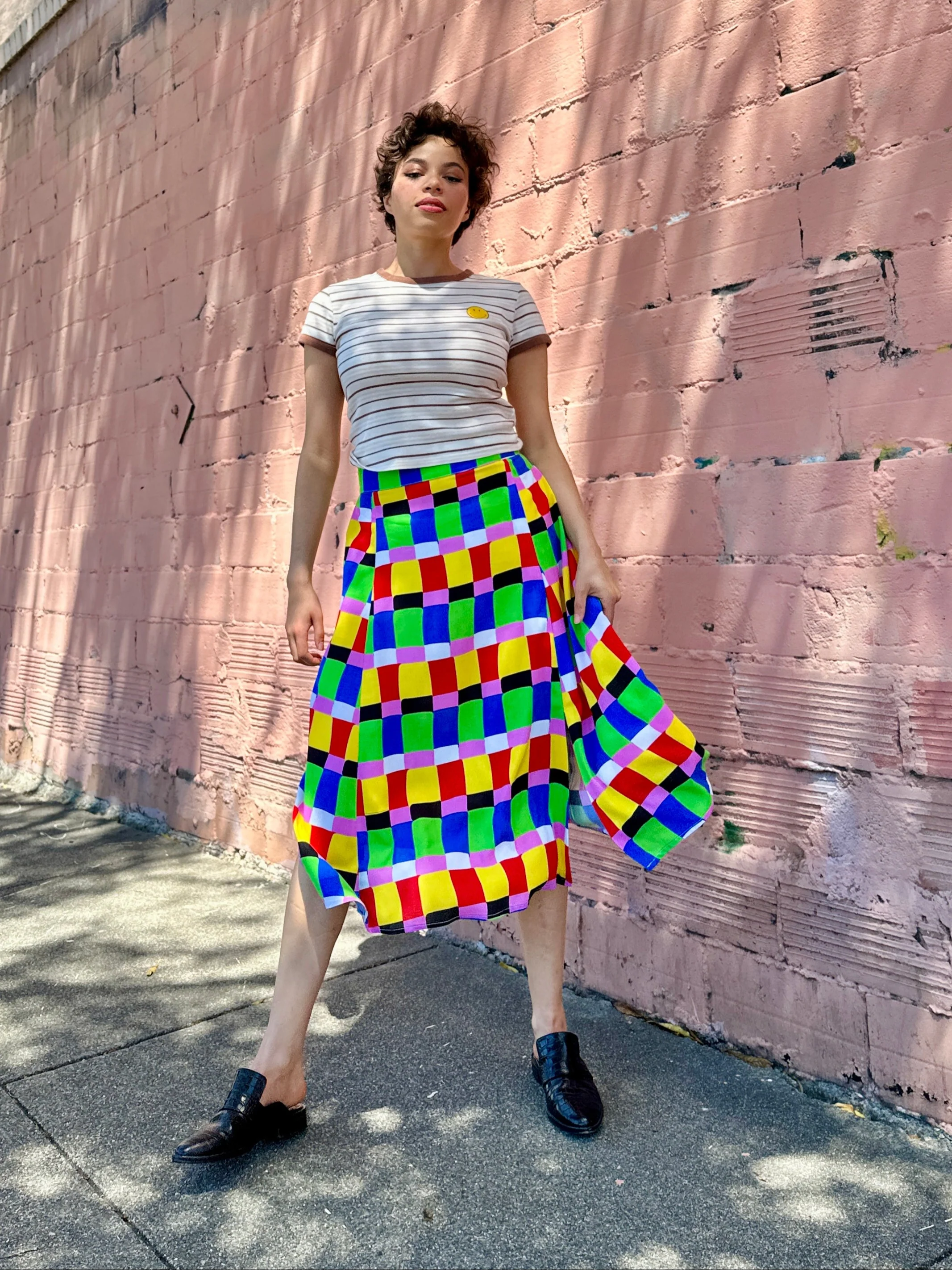 Slip Skirt Candy Weave