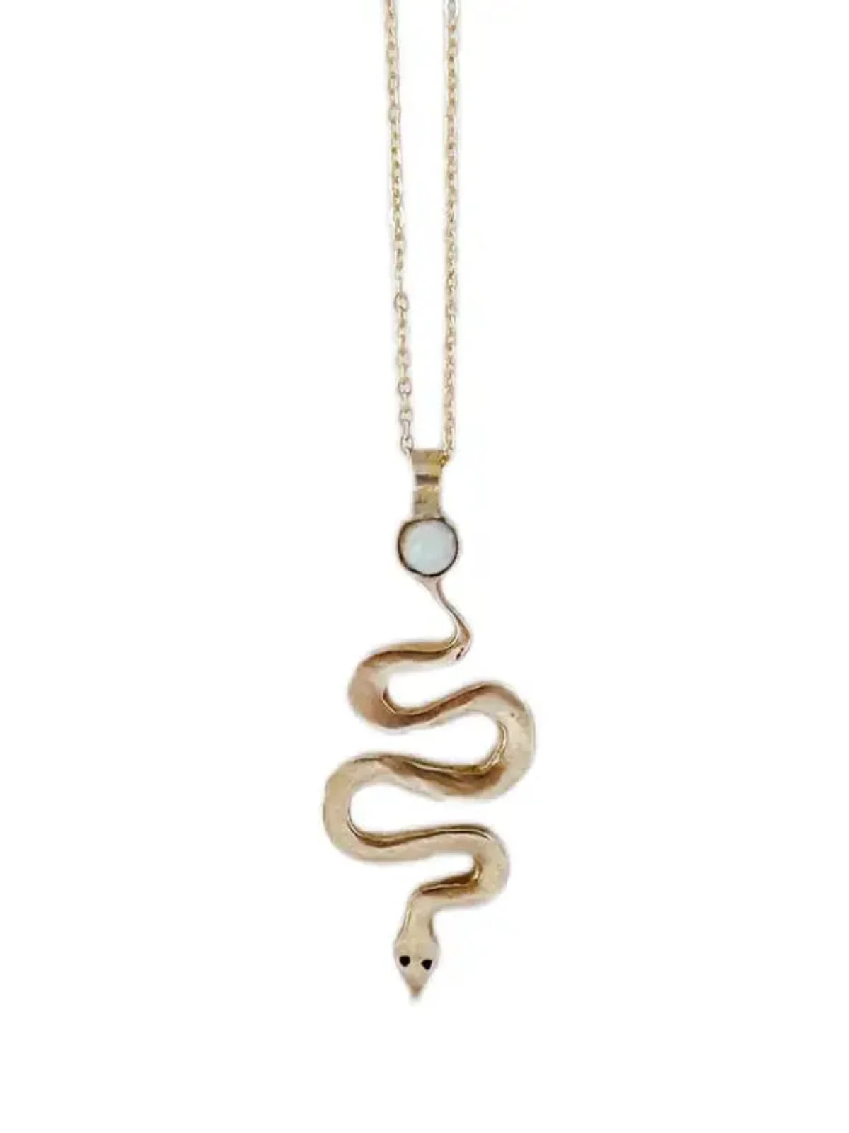 Snake Necklace - Opal