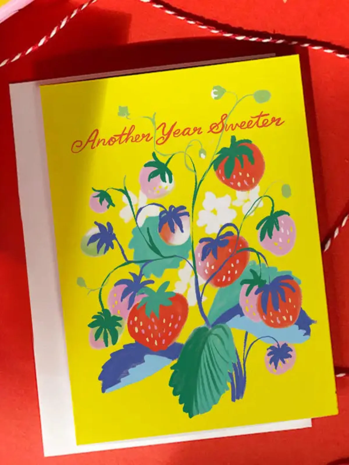 Strawberry Birthday Card - Image 2