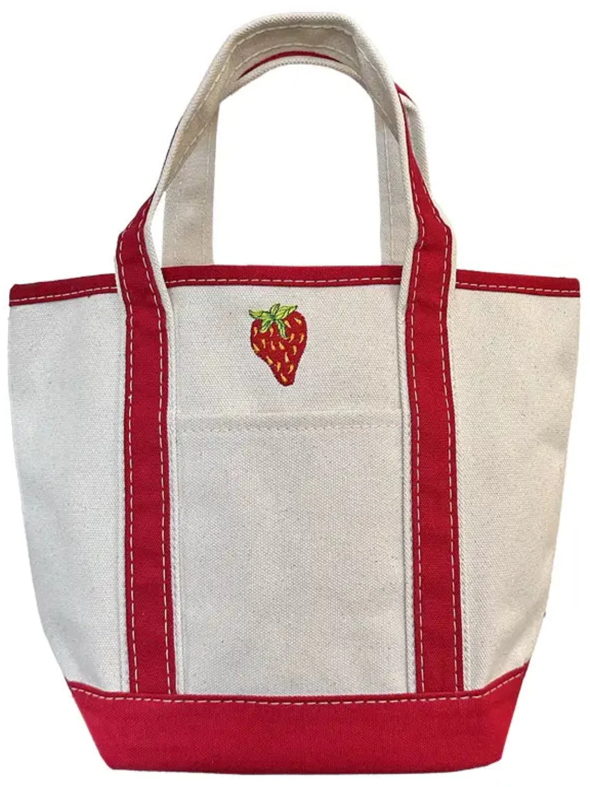 Strawberry Mini Canvas Tote - Image 2