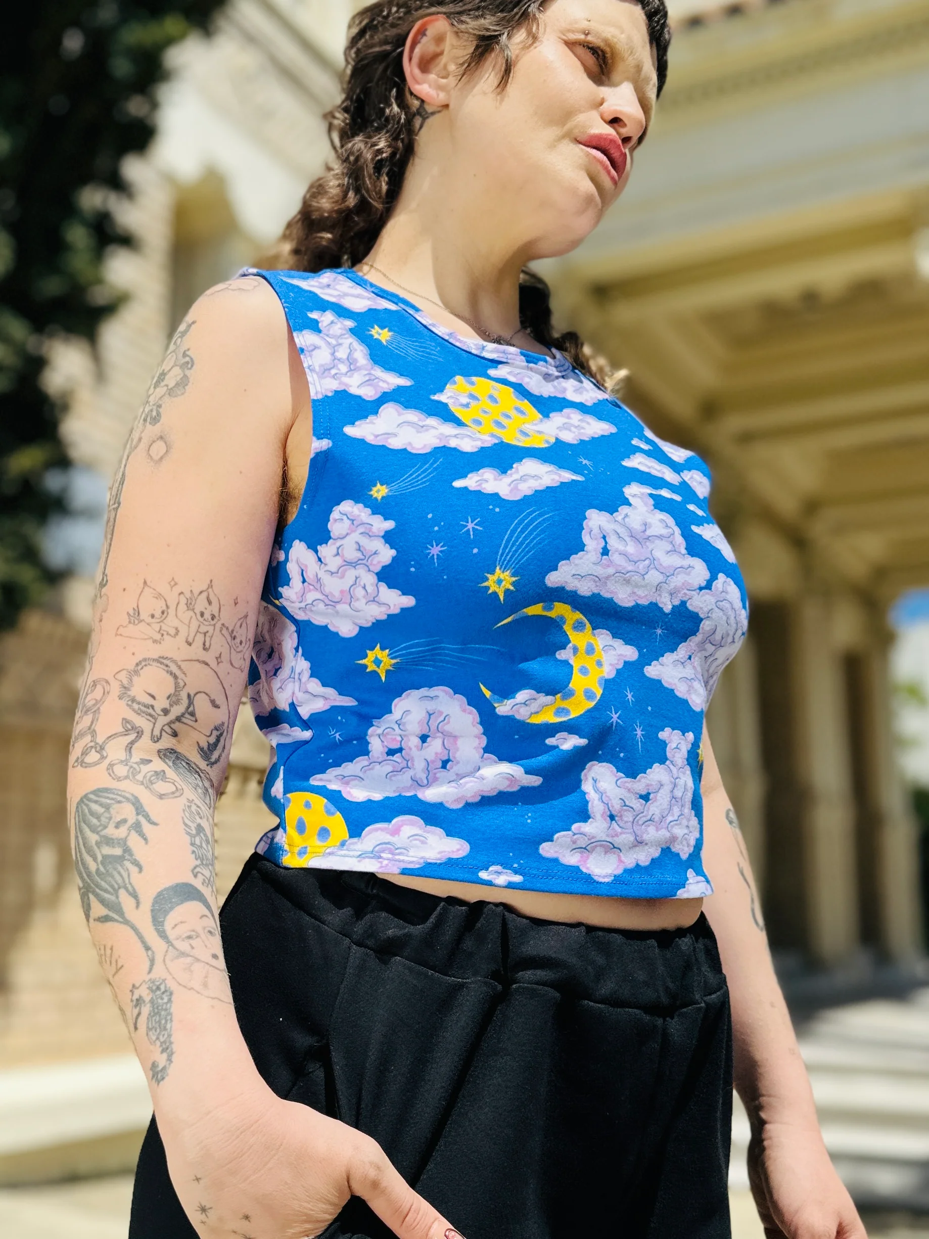 Summer Tank Cloud People - Image 3