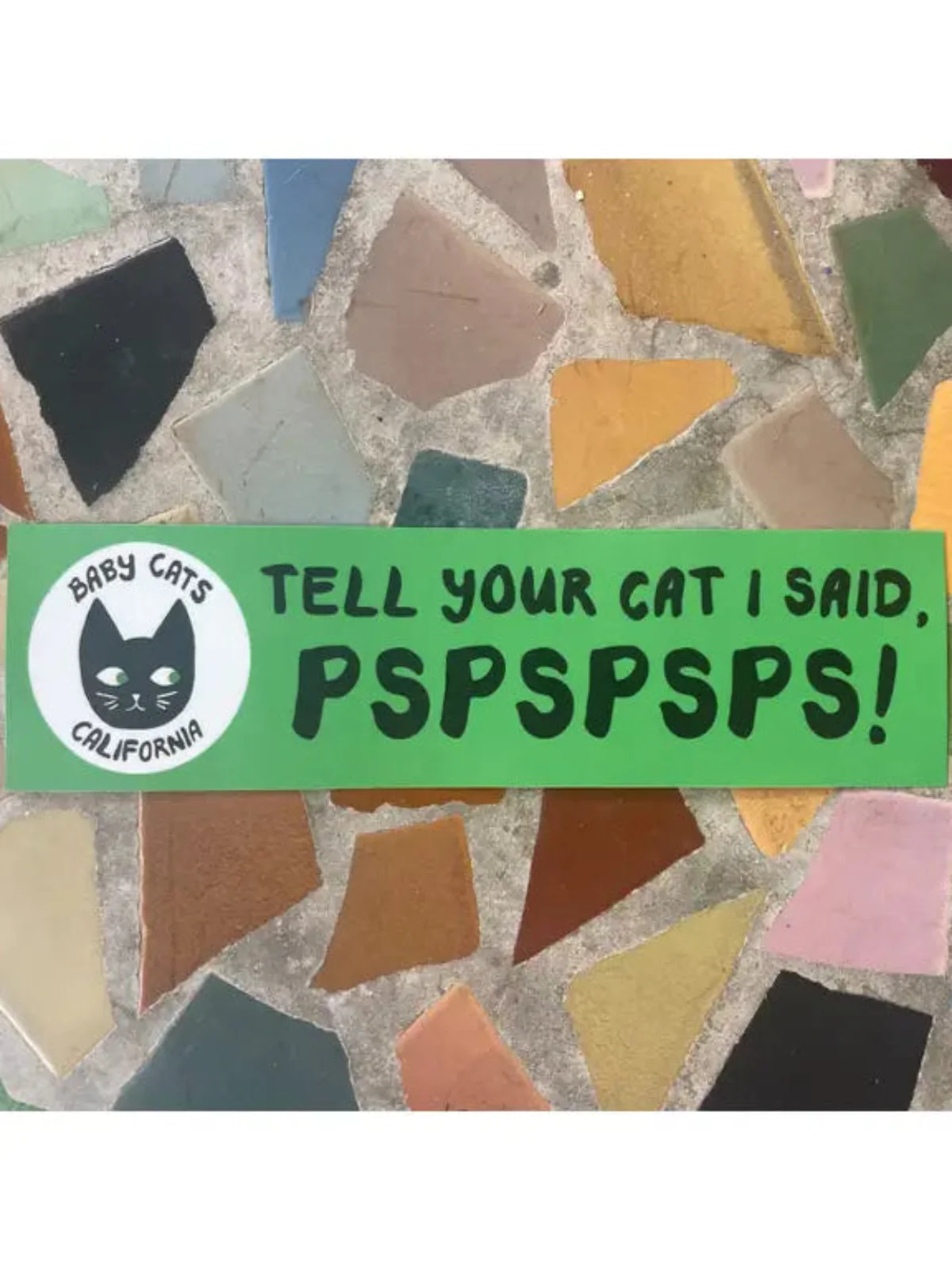 Tell Your Cat Sticker - Image 2