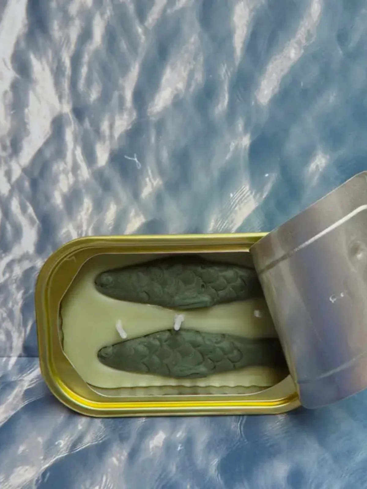 Tinned Fish Candle - Green Tea & Lemongrass - Image 2