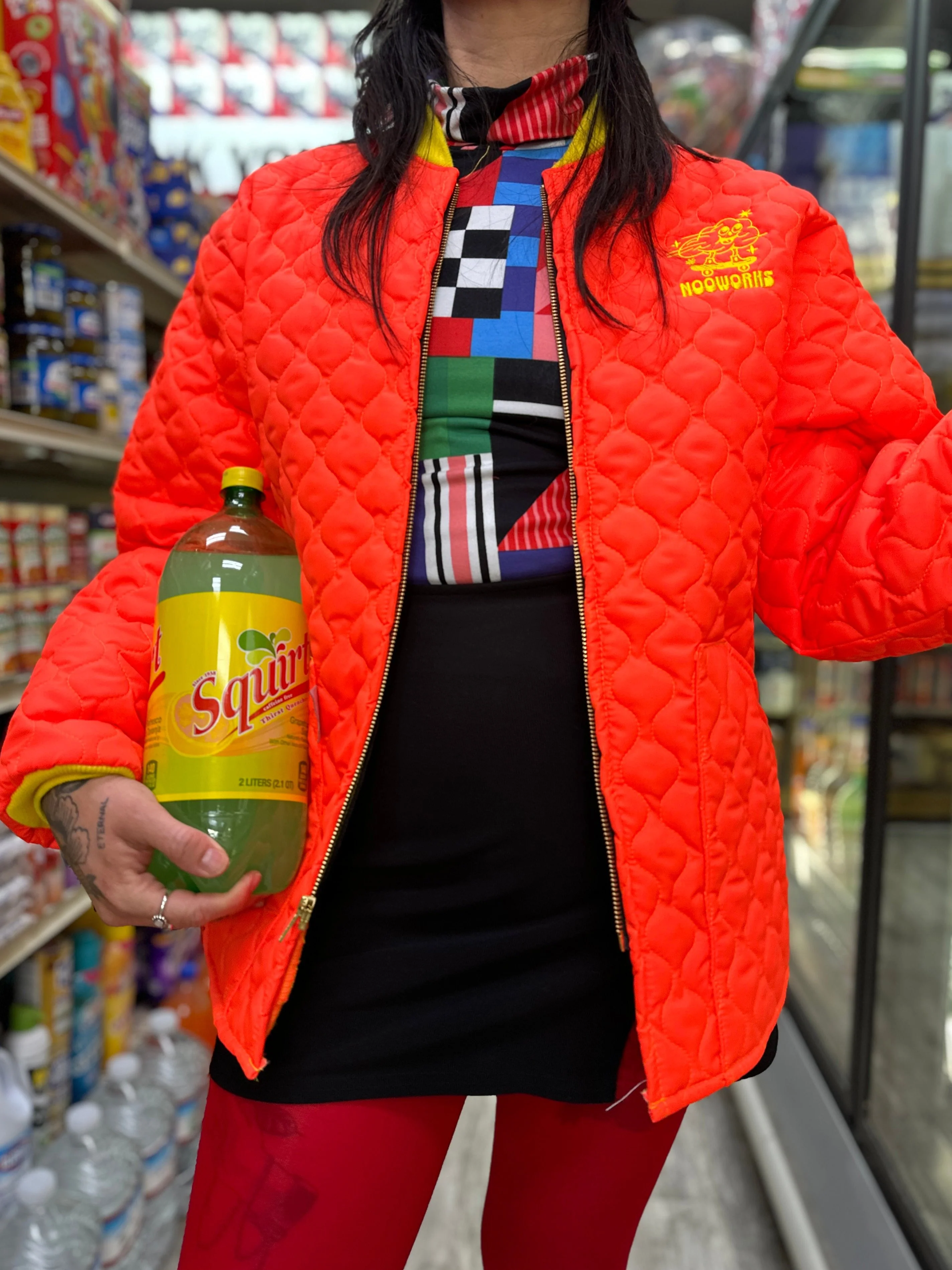 Freezer Jacket Orange/Yellow - Image 2