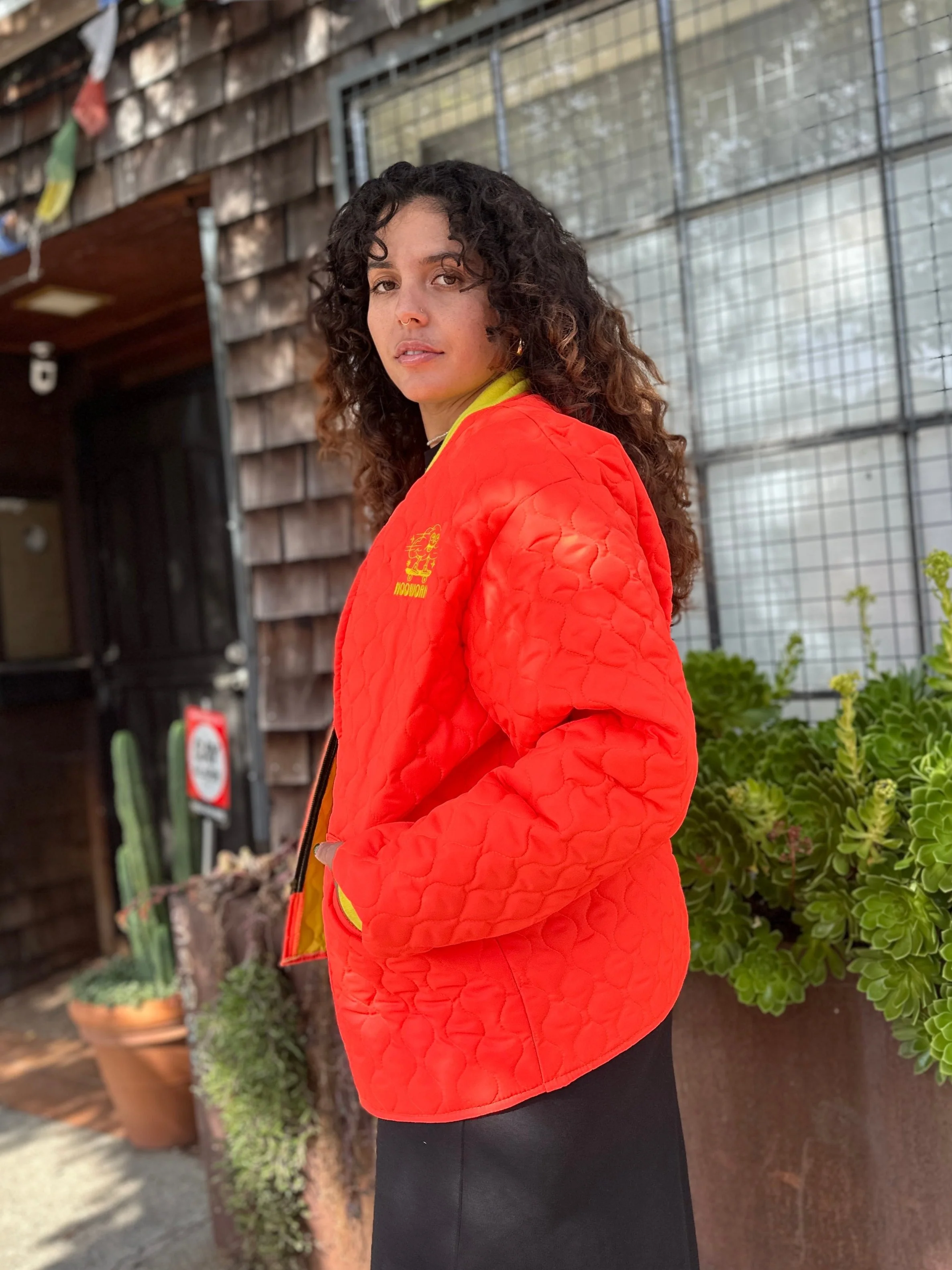 Freezer Jacket Orange/Yellow - Image 6