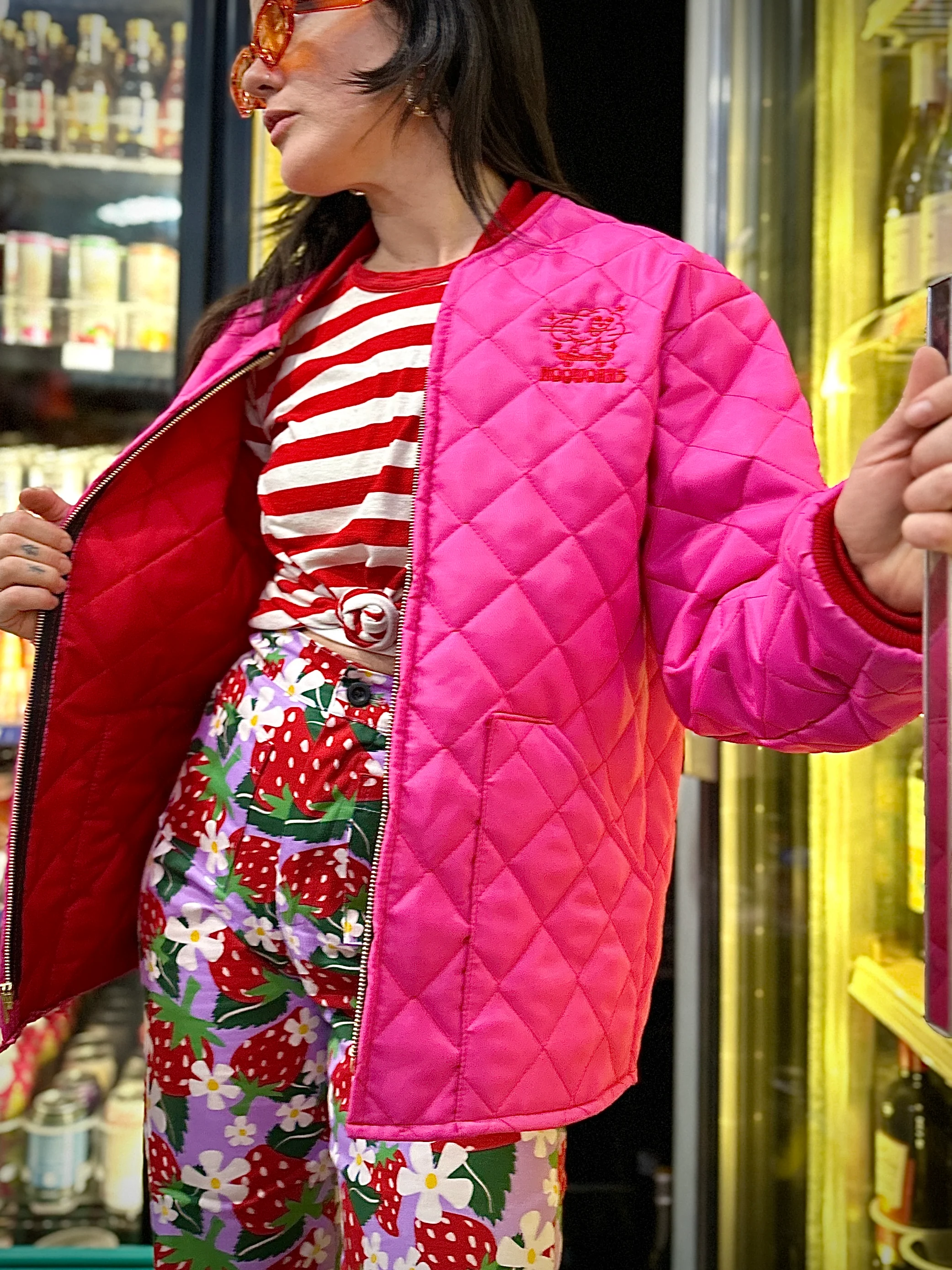 Freezer Jacket Pink/Red - Image 3