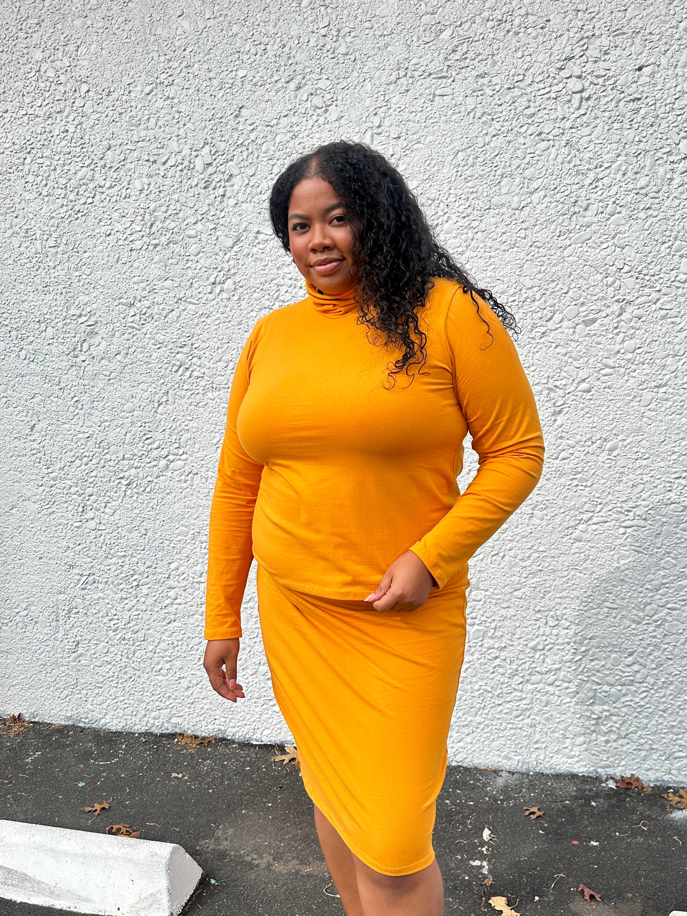 Wiggle Skirt Mustard - Image 4