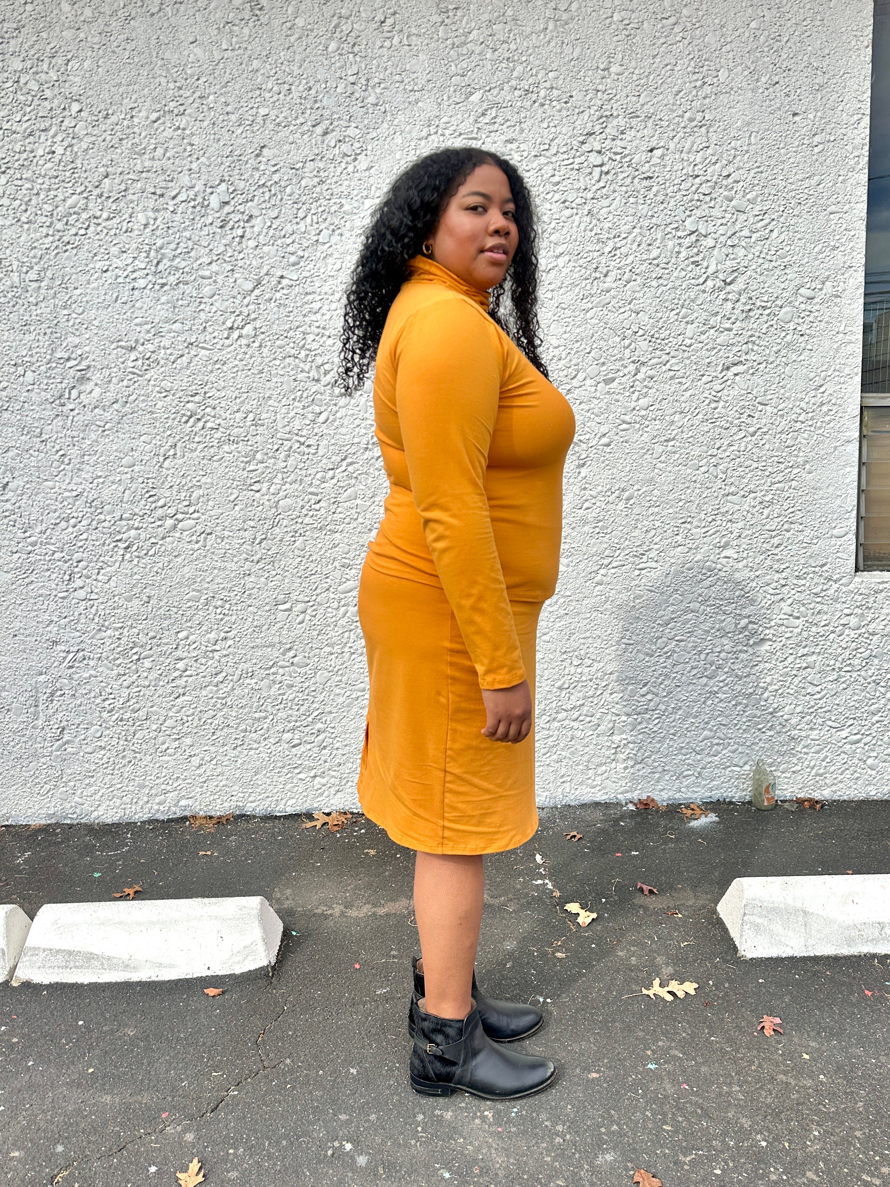 Wiggle Skirt Mustard - Image 5