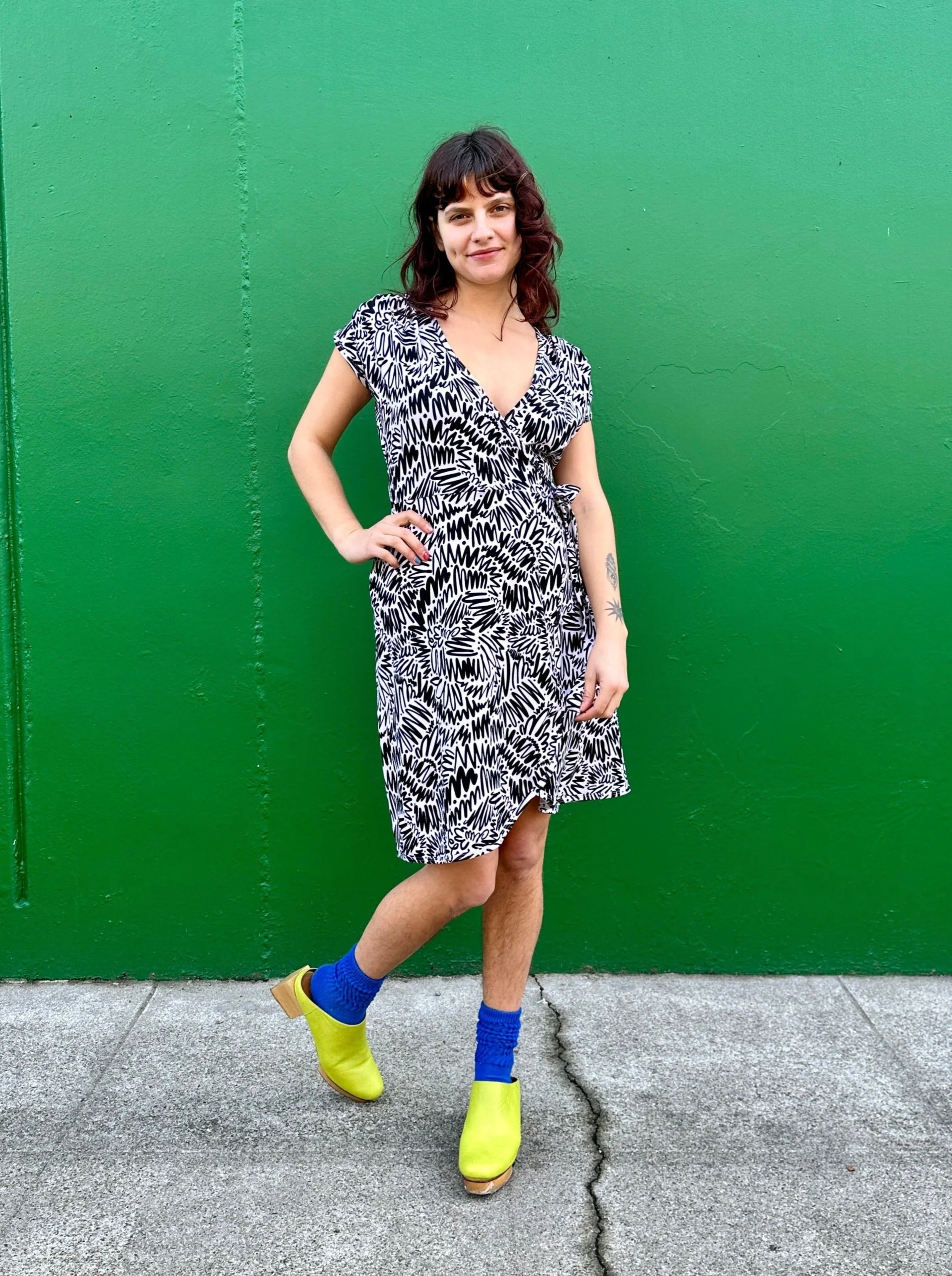 Wrap Dress Zig Zag - Image 2