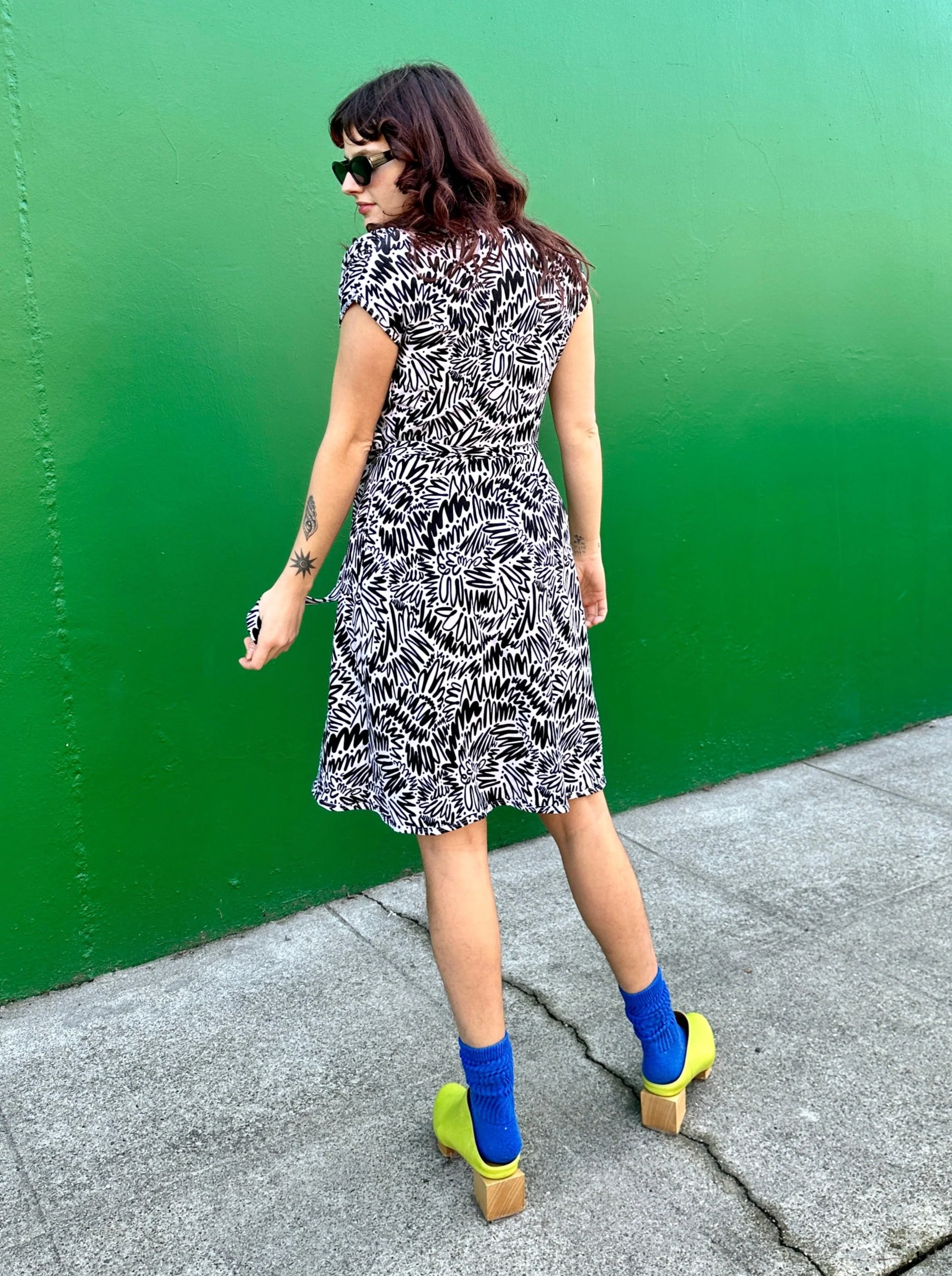 Wrap Dress Zig Zag - Image 4