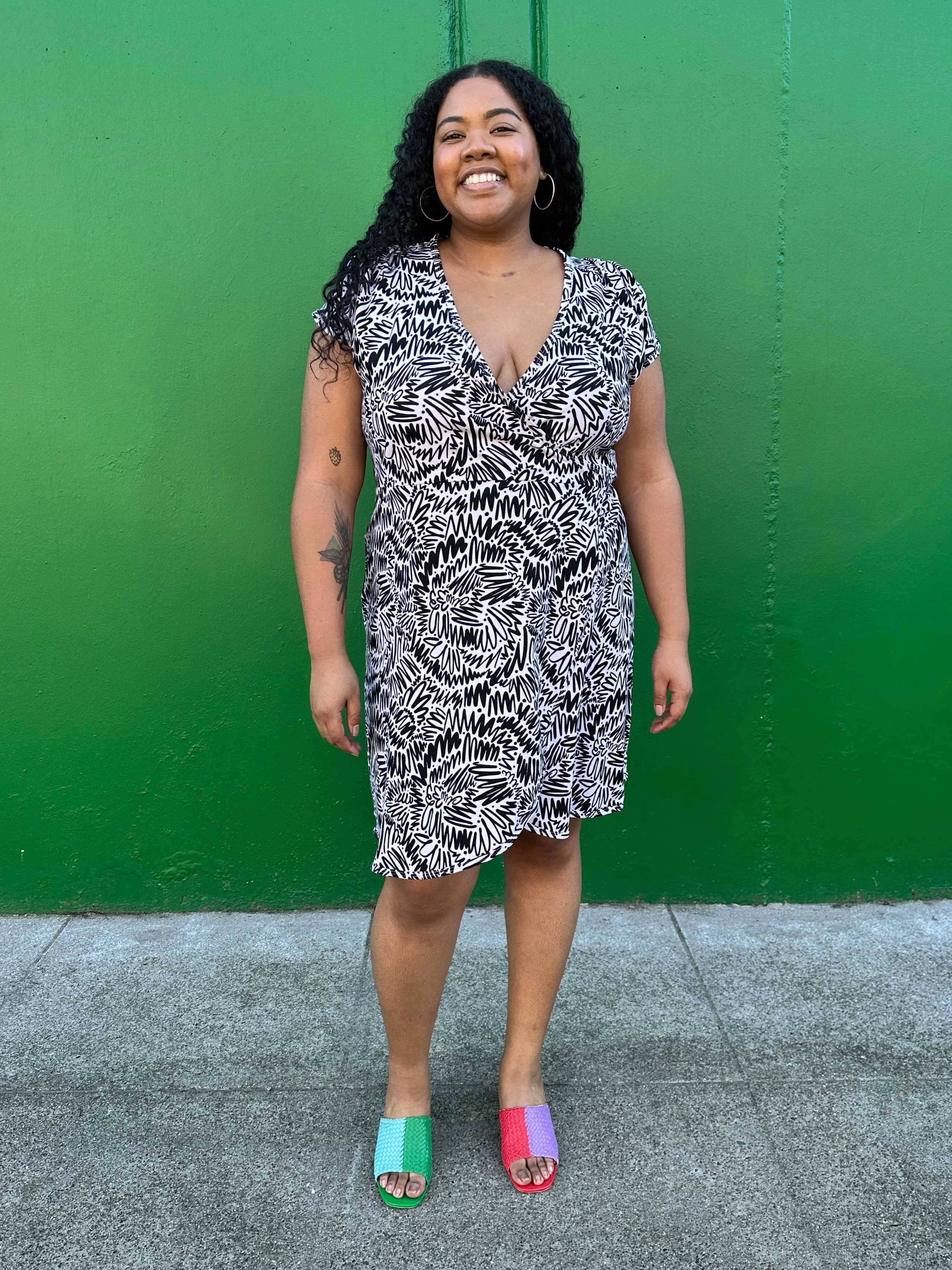 Wrap Dress Zig Zag - Image 5